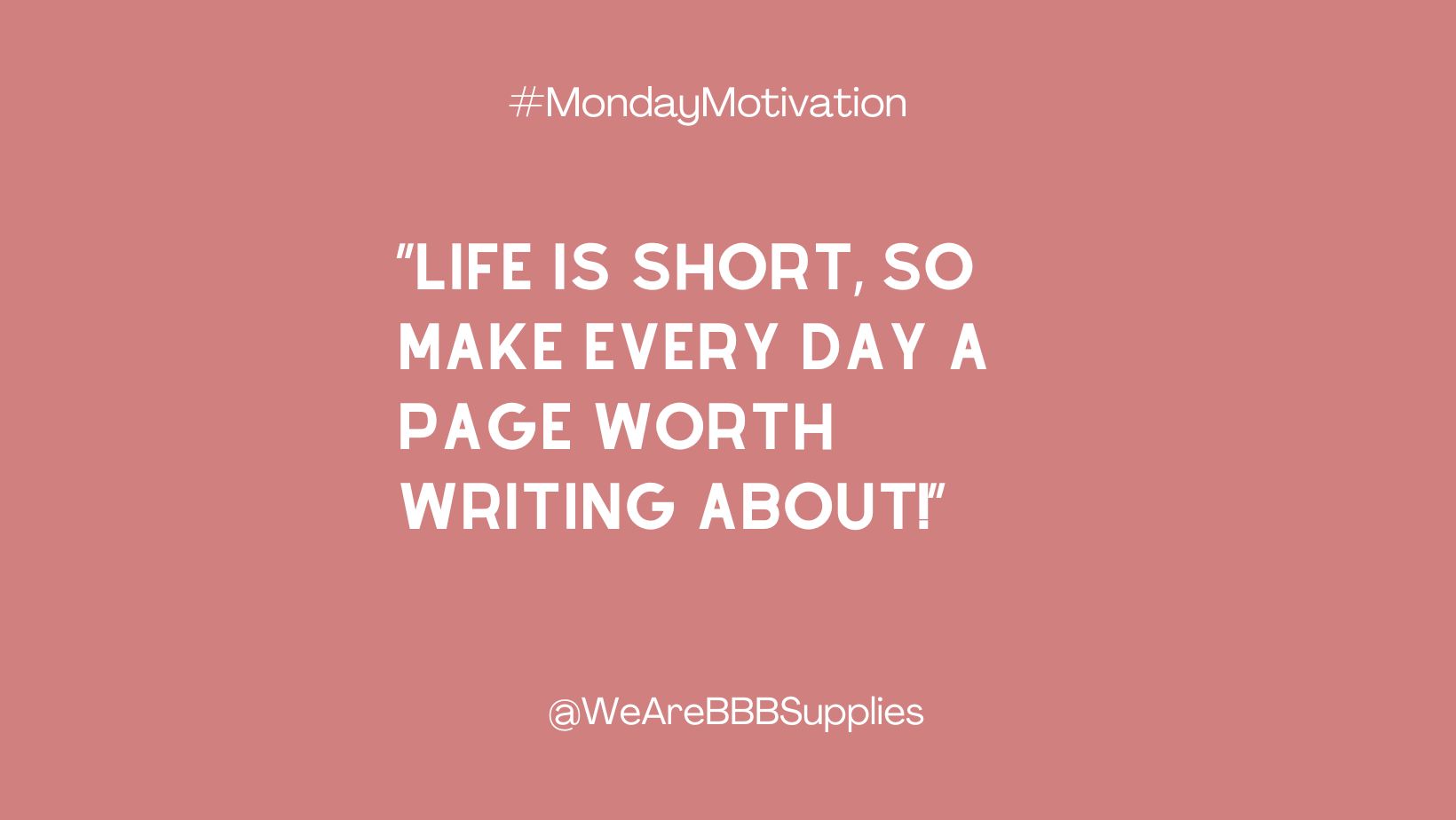 Make Your Life a Story Worth Reading