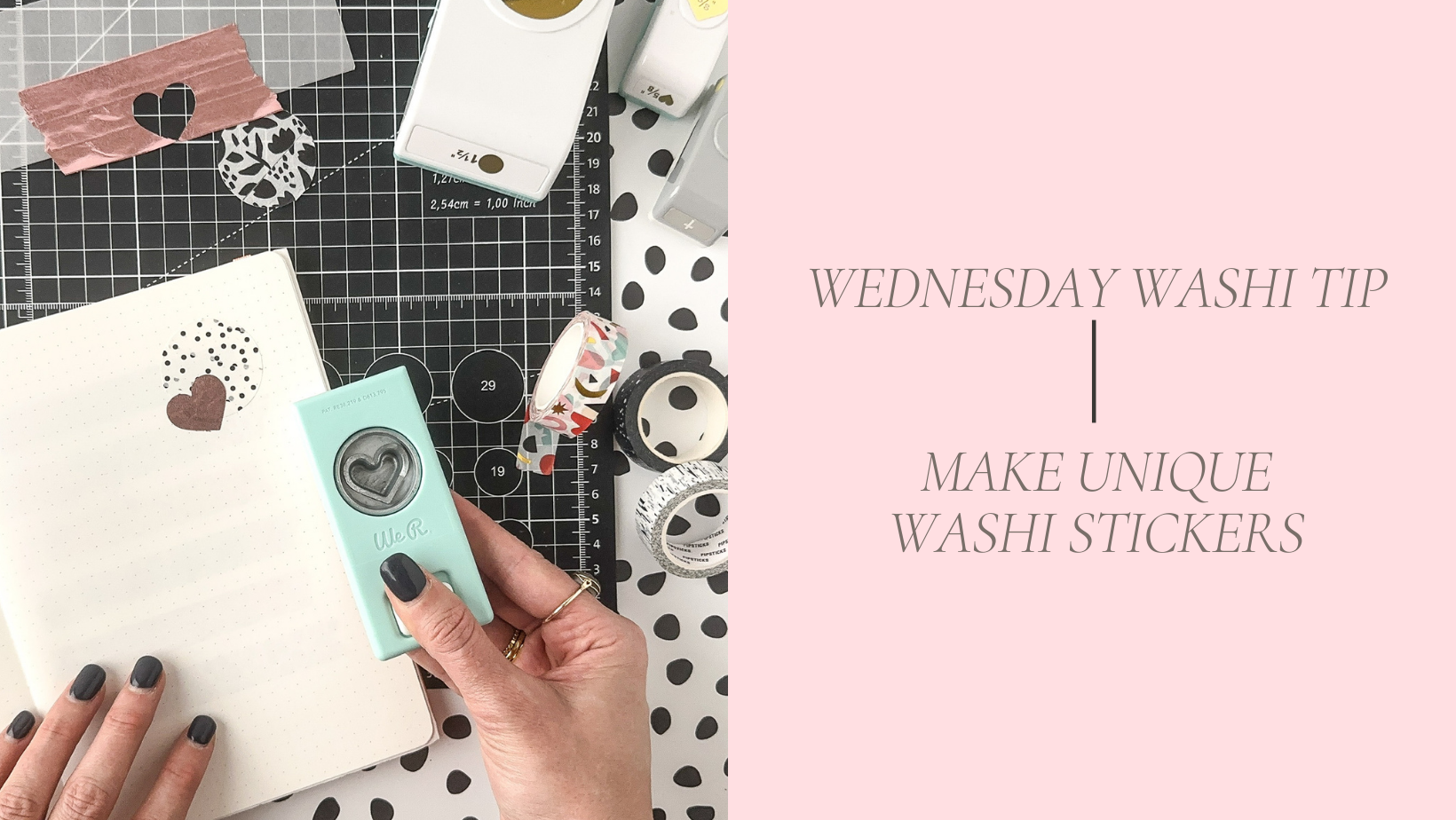 Make Washi Tape Stickers - Wednesday Washi Tip