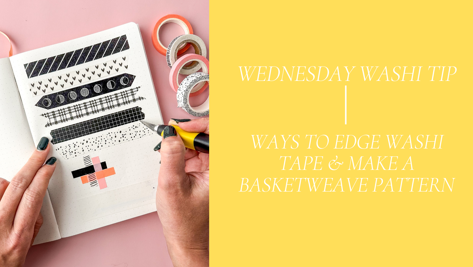 Edging Washi Tape - Wednesday Washi Tip