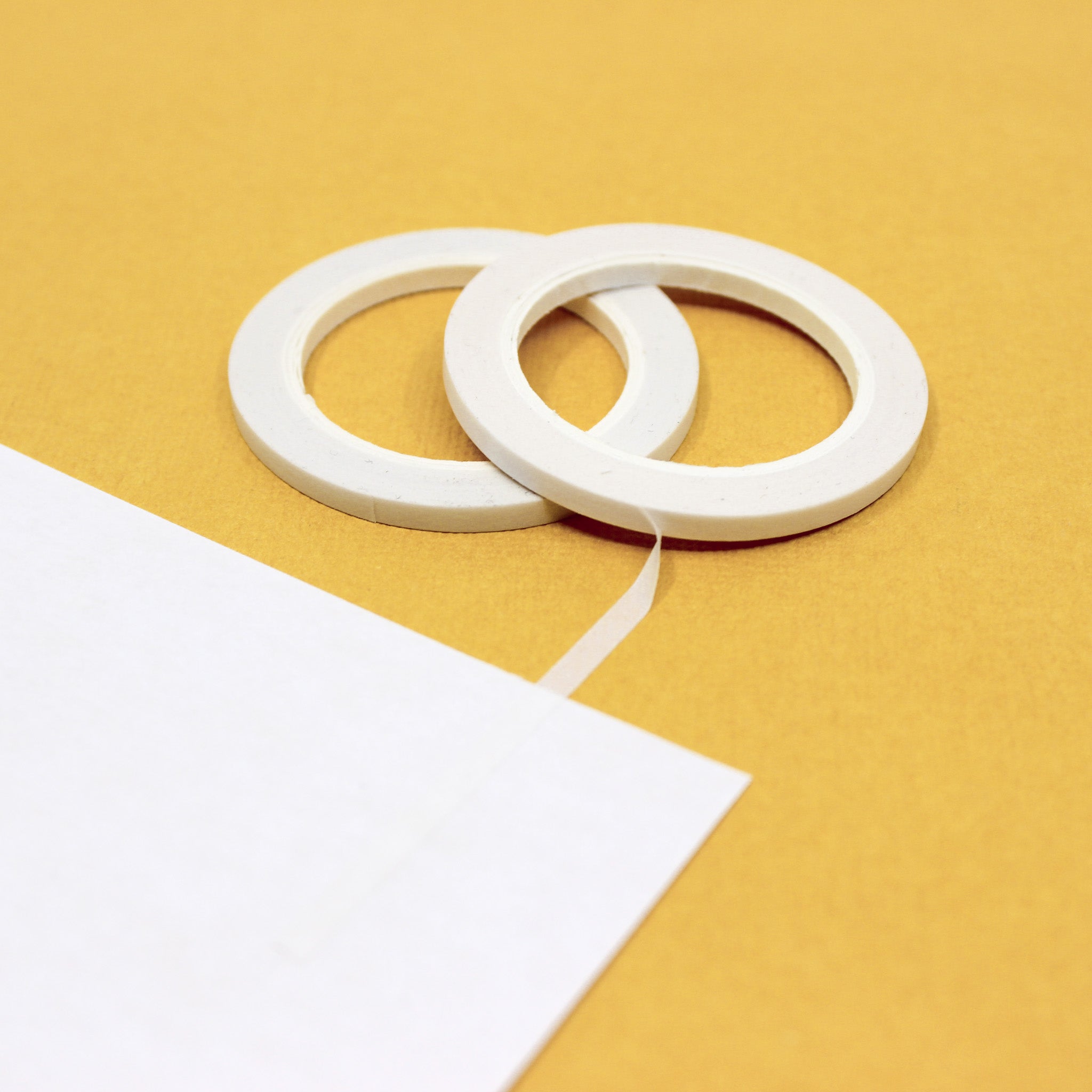 Infuse your projects with the purity of white using our washi tape, adorned with a solid white design that adds a timeless and understated element to your crafts. This tape is sold at exclusively at BBB Supplies Craft Shop.