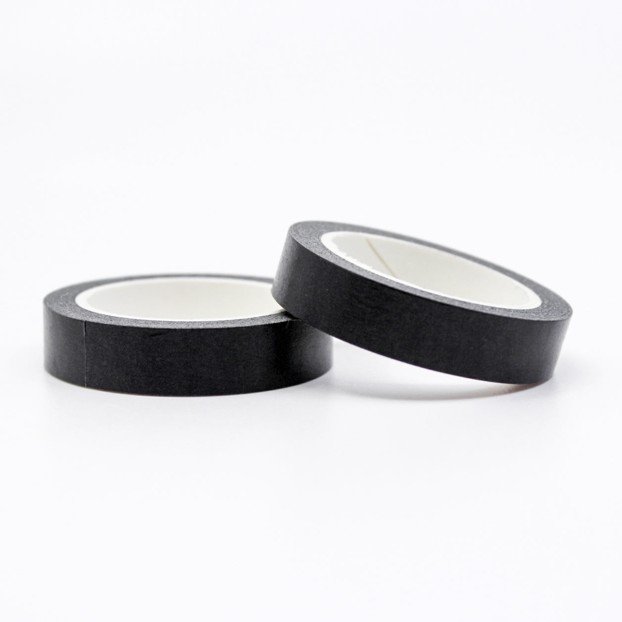 Infuse your projects with the elegance of black using our washi tape, adorned with a solid black design that adds a timeless and sophisticated element to your crafts. This tape is sold at BBB Supplies Craft Shop.
