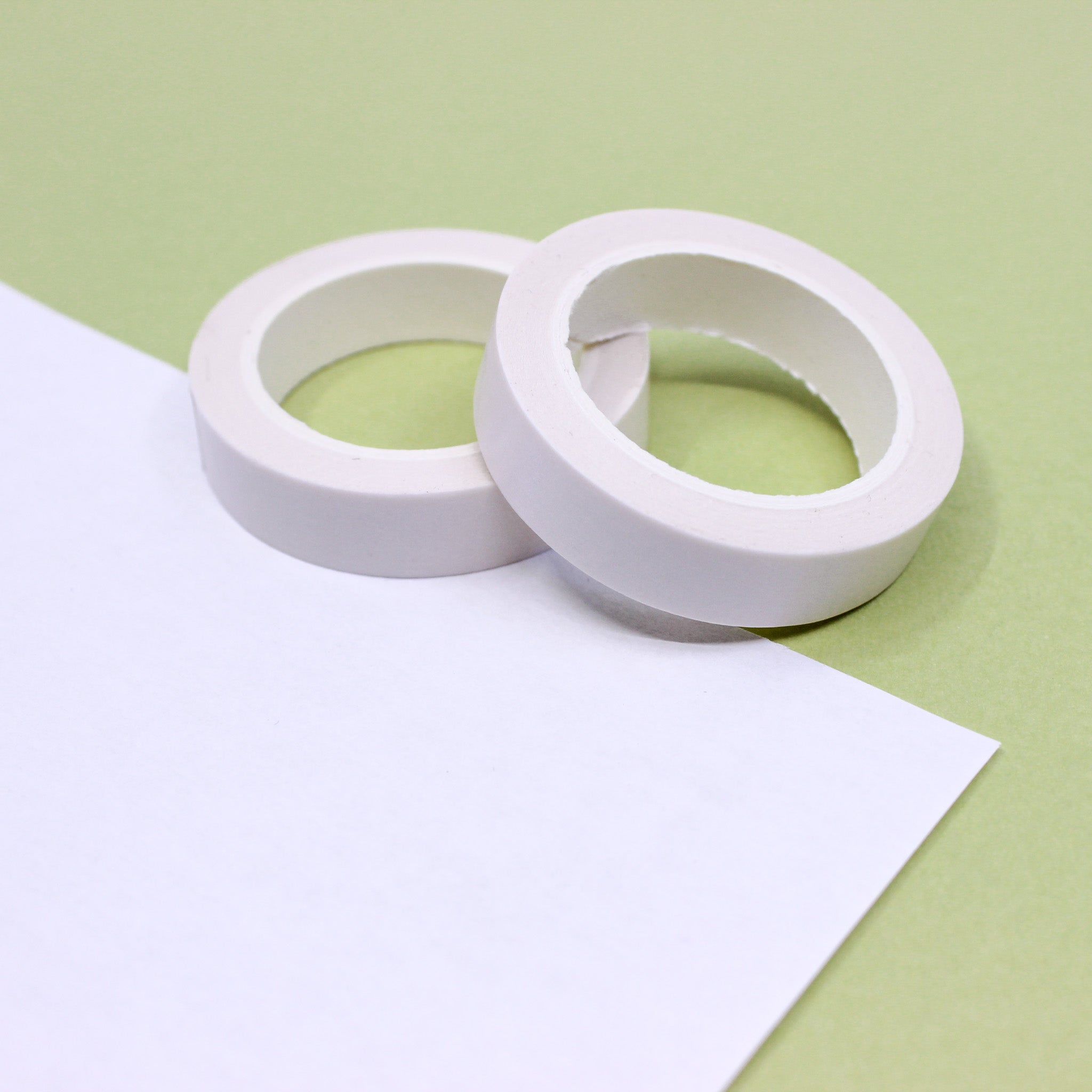Infuse your projects with the purity of white using our washi tape, adorned with a solid white design that adds a timeless and understated element to your crafts. This tape is sold exclusively at BBB Supplies Craft Shop.