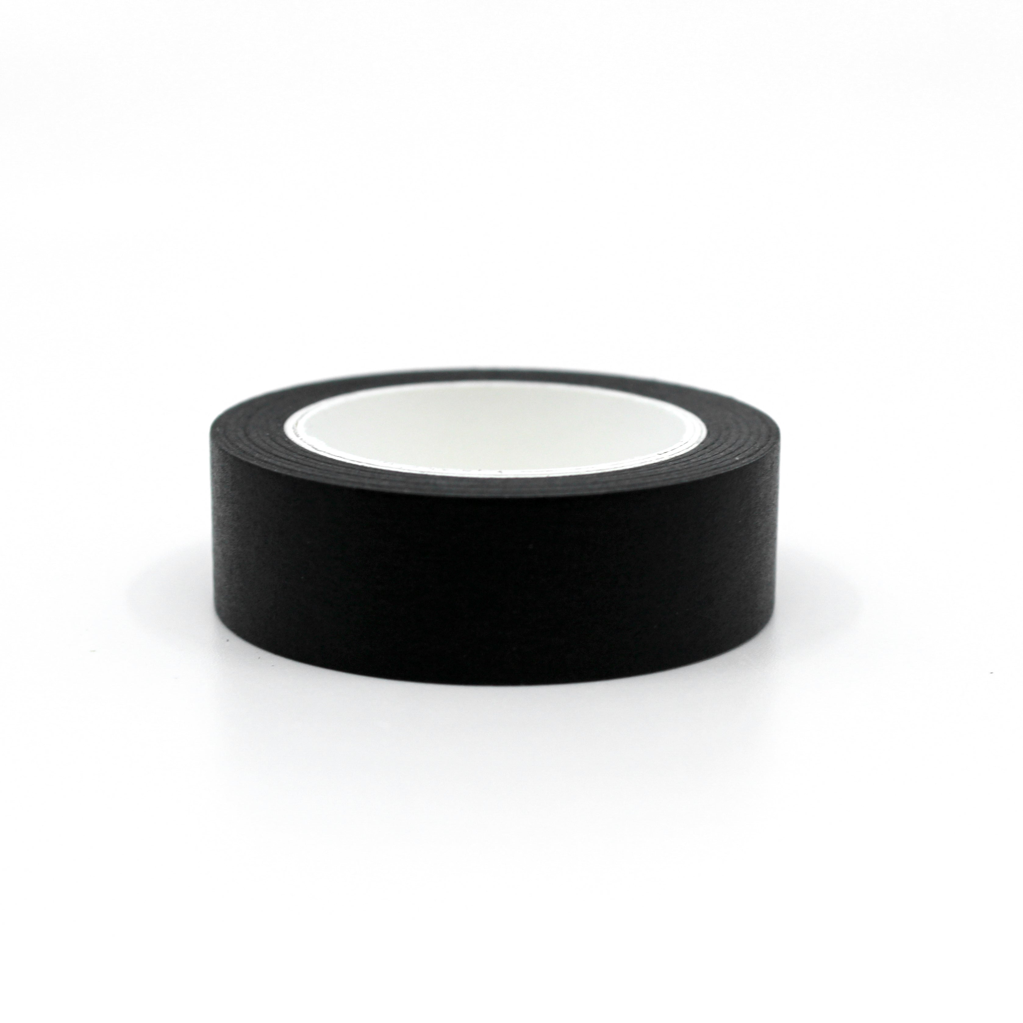 Elevate your creations with our captivating solid black washi tape, showcasing a bold and dramatic black tape that provides a versatile canvas for your crafts. This tape is sold at BBB Supplies Craft Shop.