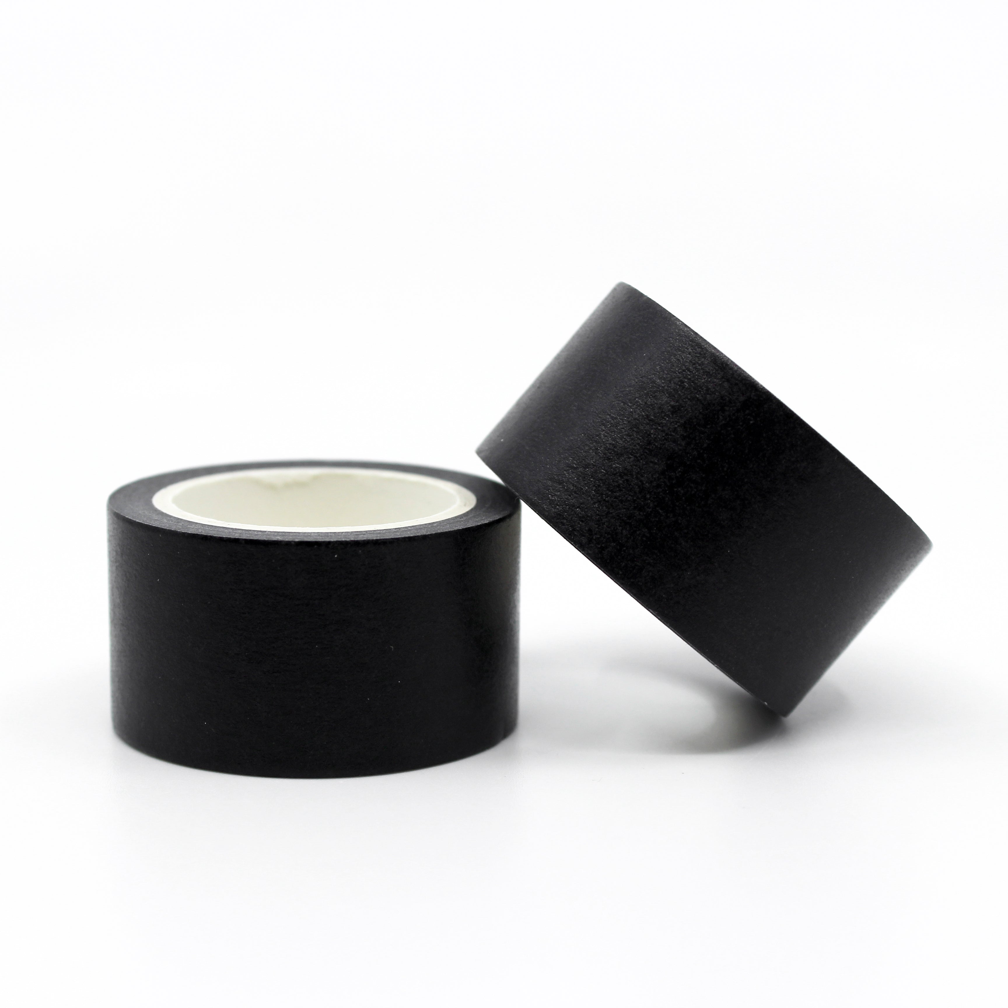 Enhance your crafts with our solid black washi tape, featuring a sleek and versatile design in a classic black hue, perfect for adding depth and contrast to your projects. This tape is sold exclusively at BBB Supplies Craft Shop.