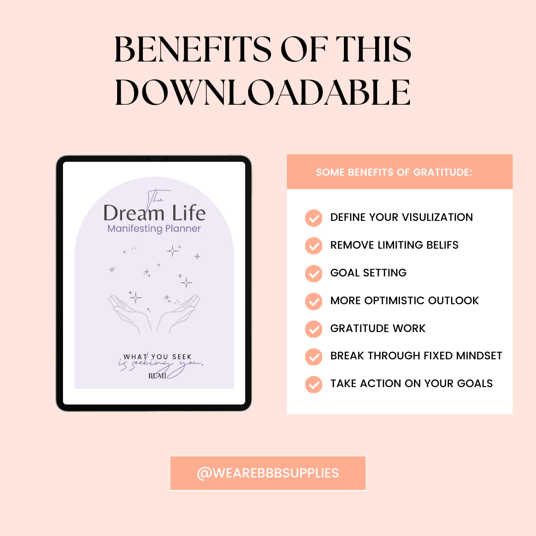 Dream Manifestation Journal Printable