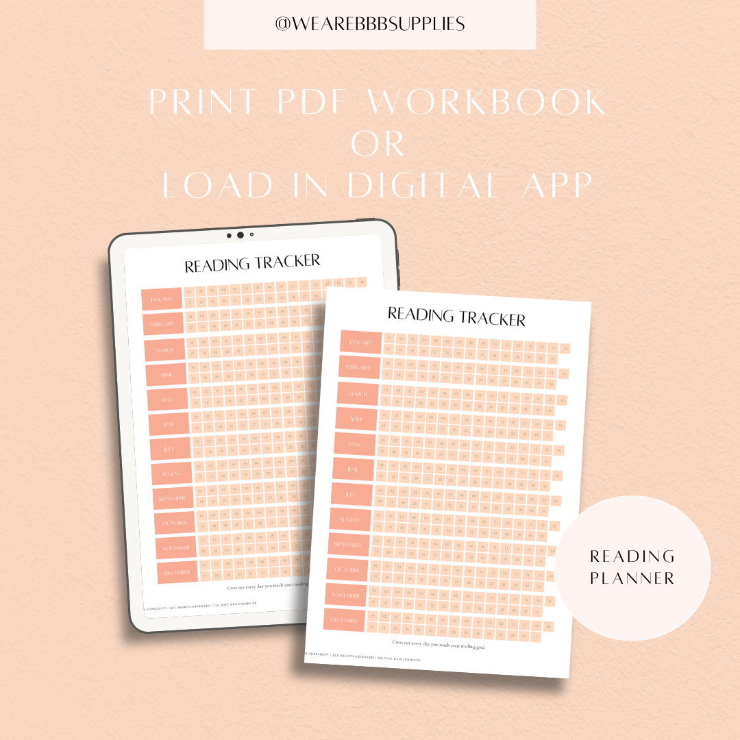 Reading Tracker and Book Journaling Printable