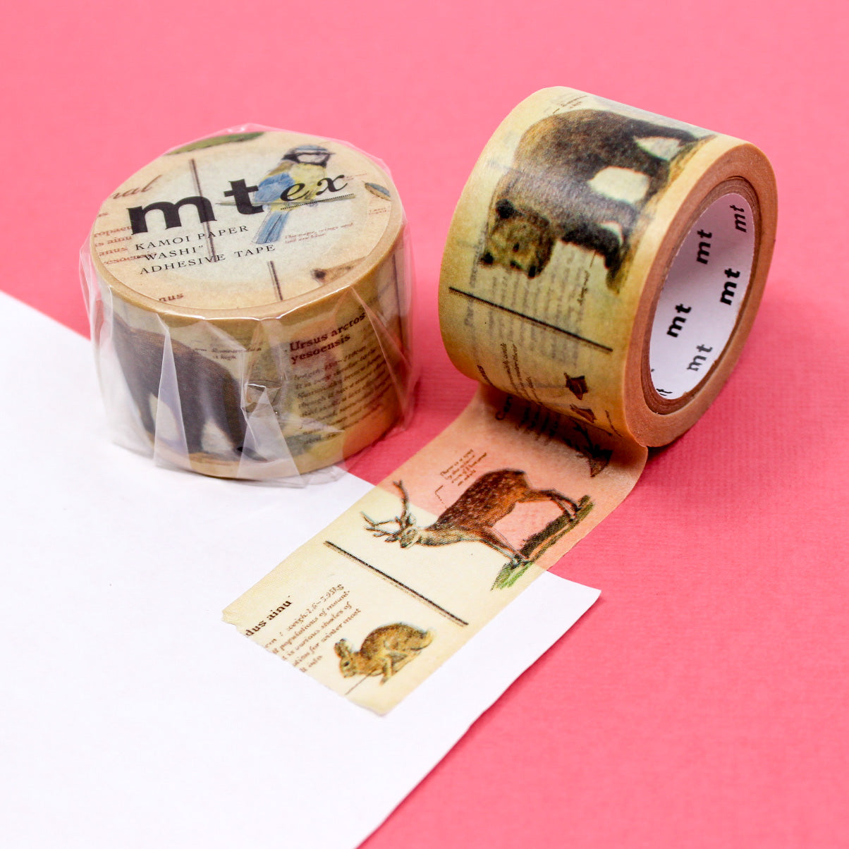 Discover our Encyclopedia Washi Tape Collection, a trio of captivating tapes that transport you into the world of animals, plants, and space. This tape is from MT Brand Masking Tape and sold at BBB Supplies Craft Shop.