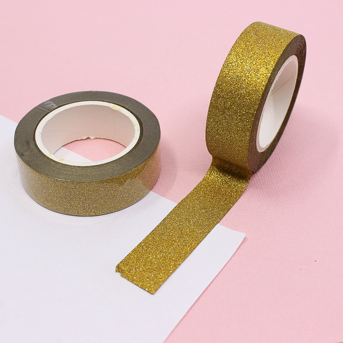 Add sparkle and shine to your winter crafts with these glitter tapes. Perfect for adding a festive touch to cards, scrapbooks, or gift wrapping. These glitter tapes are sold in green, black, silver, Gold, and Dark Red. You can buy them at BBB Supplies Craft Shop.