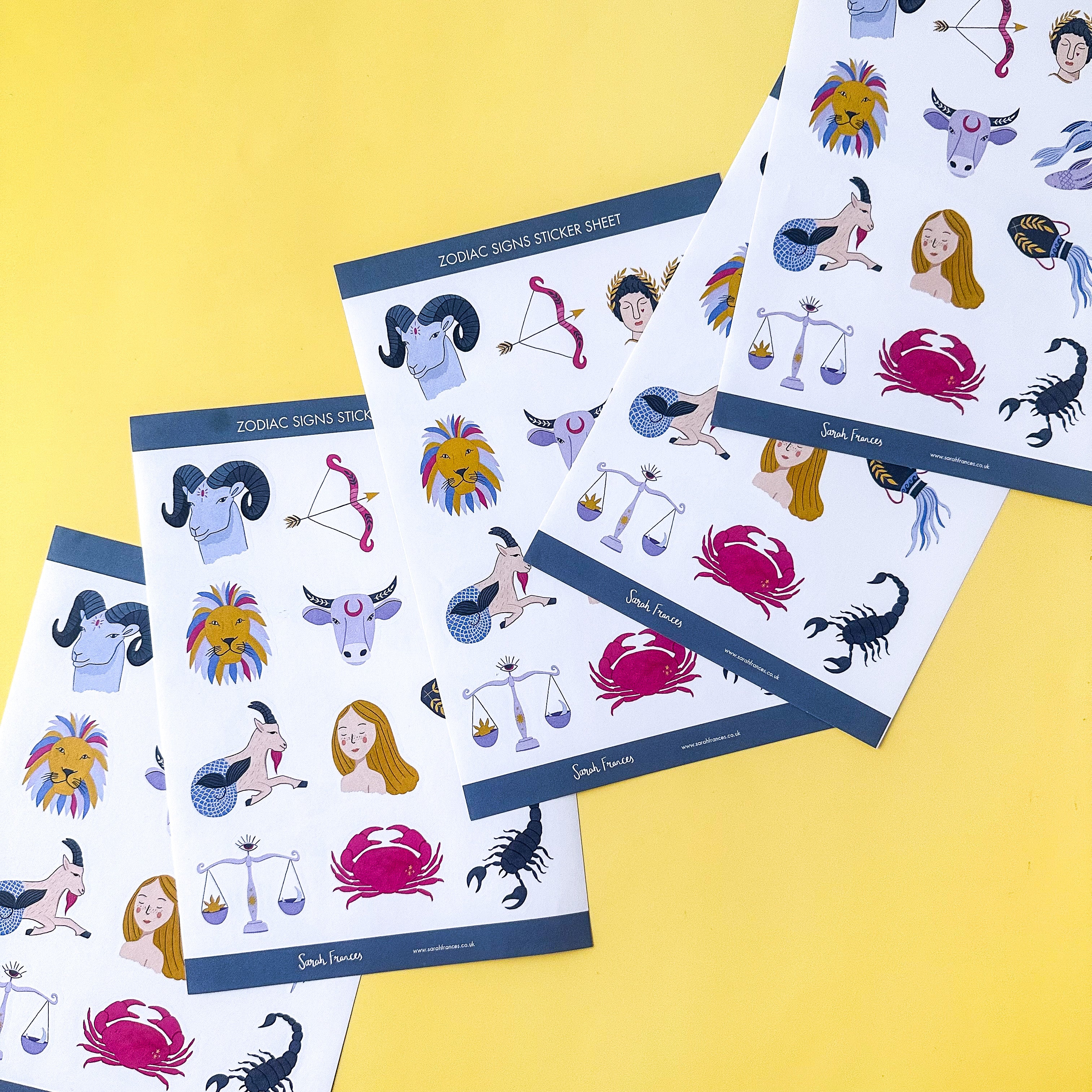 Zodiac Signs Illustrations Stickers