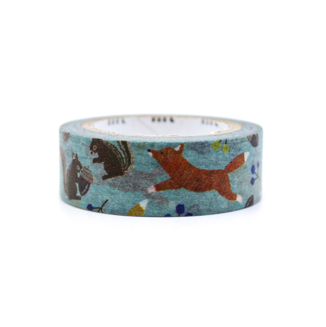 Woodland Foxes & Squirrel Washi