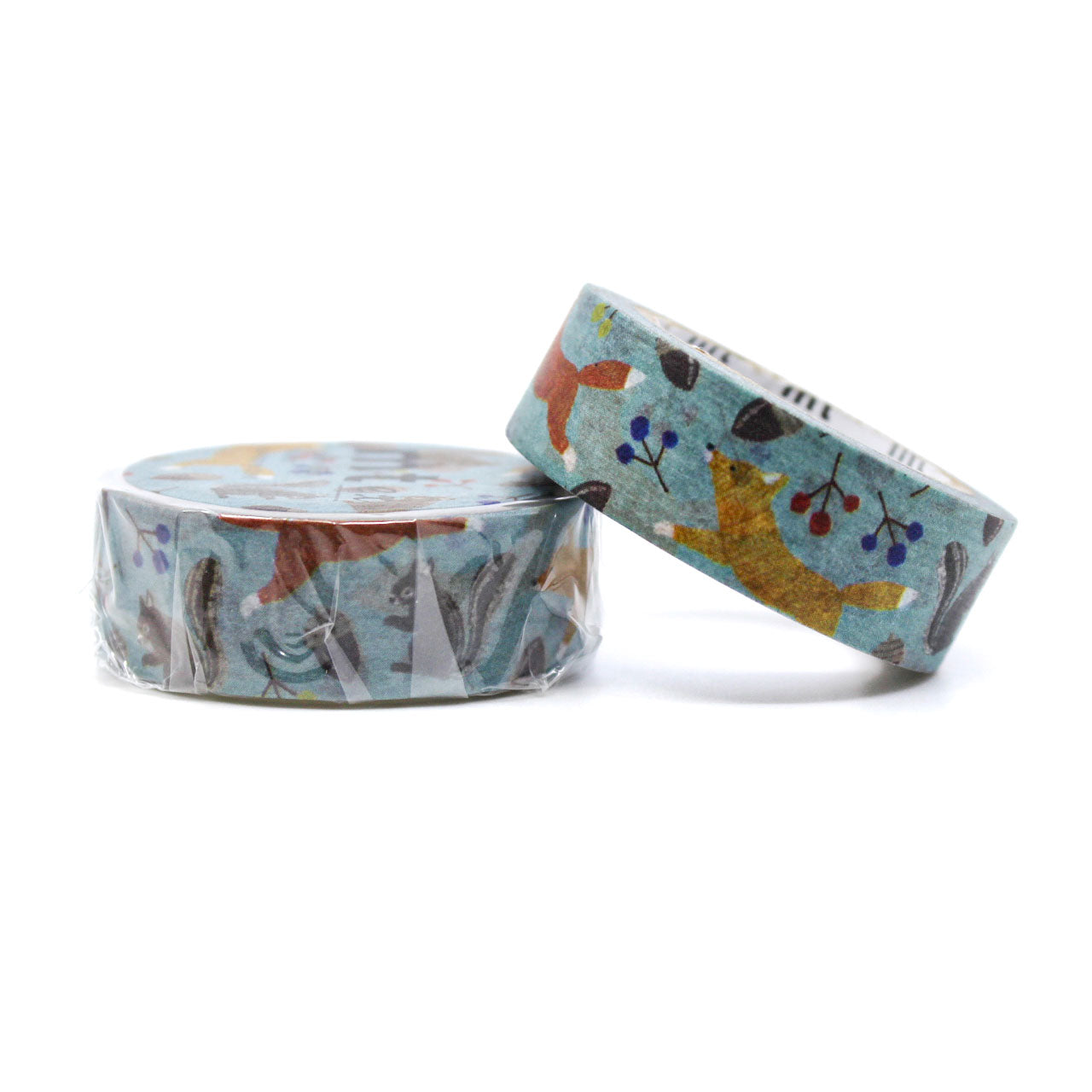 Woodland Foxes & Squirrel Washi