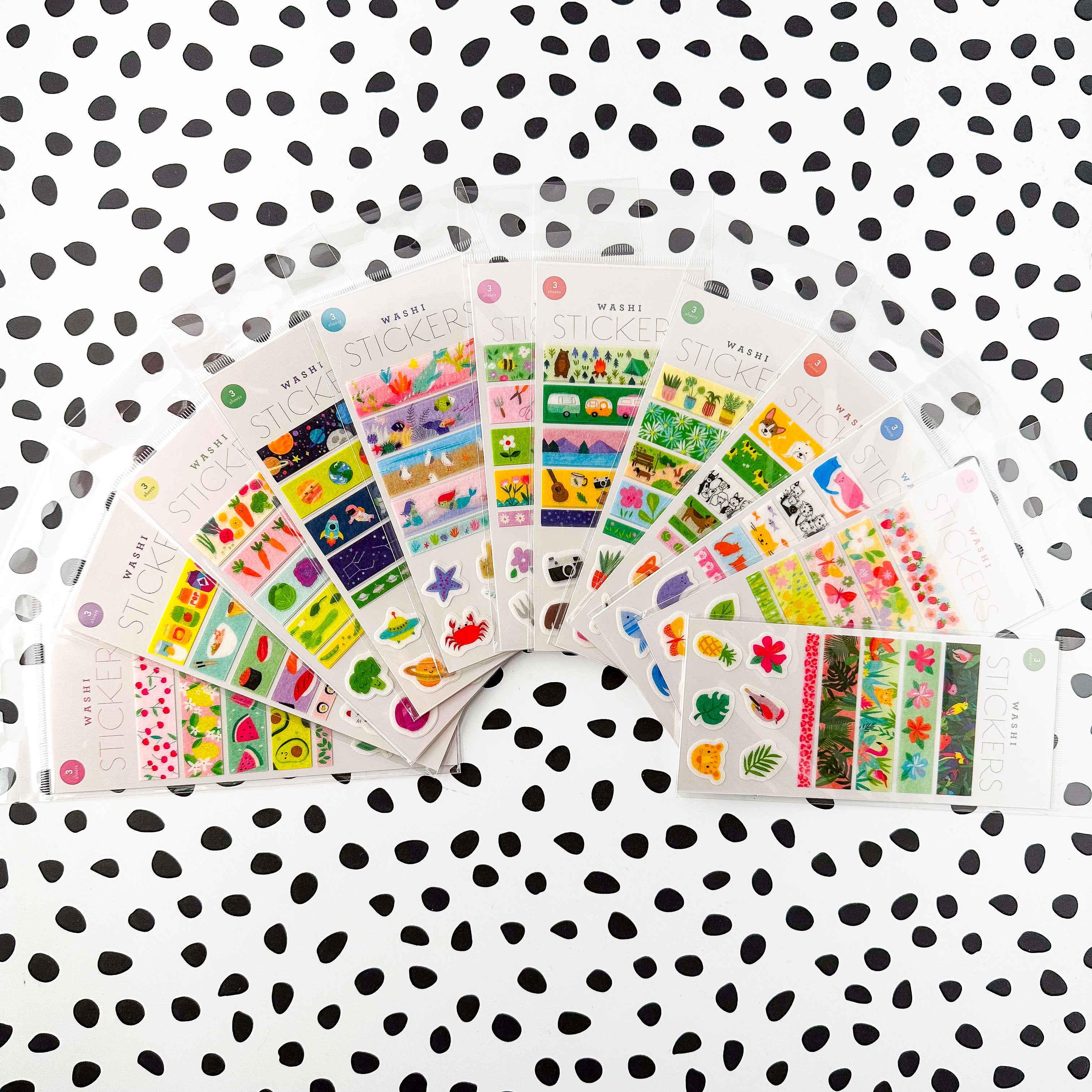 Washi Sticker Sheets