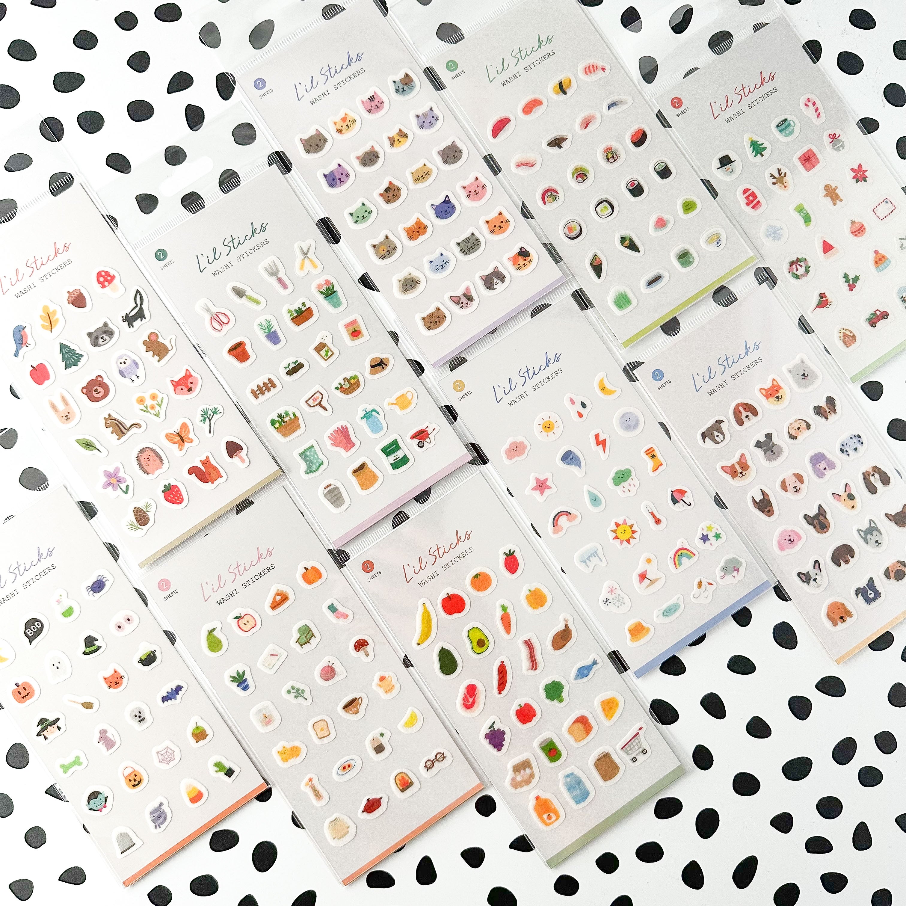 'Lil Sticks Washi Sticker Sheets