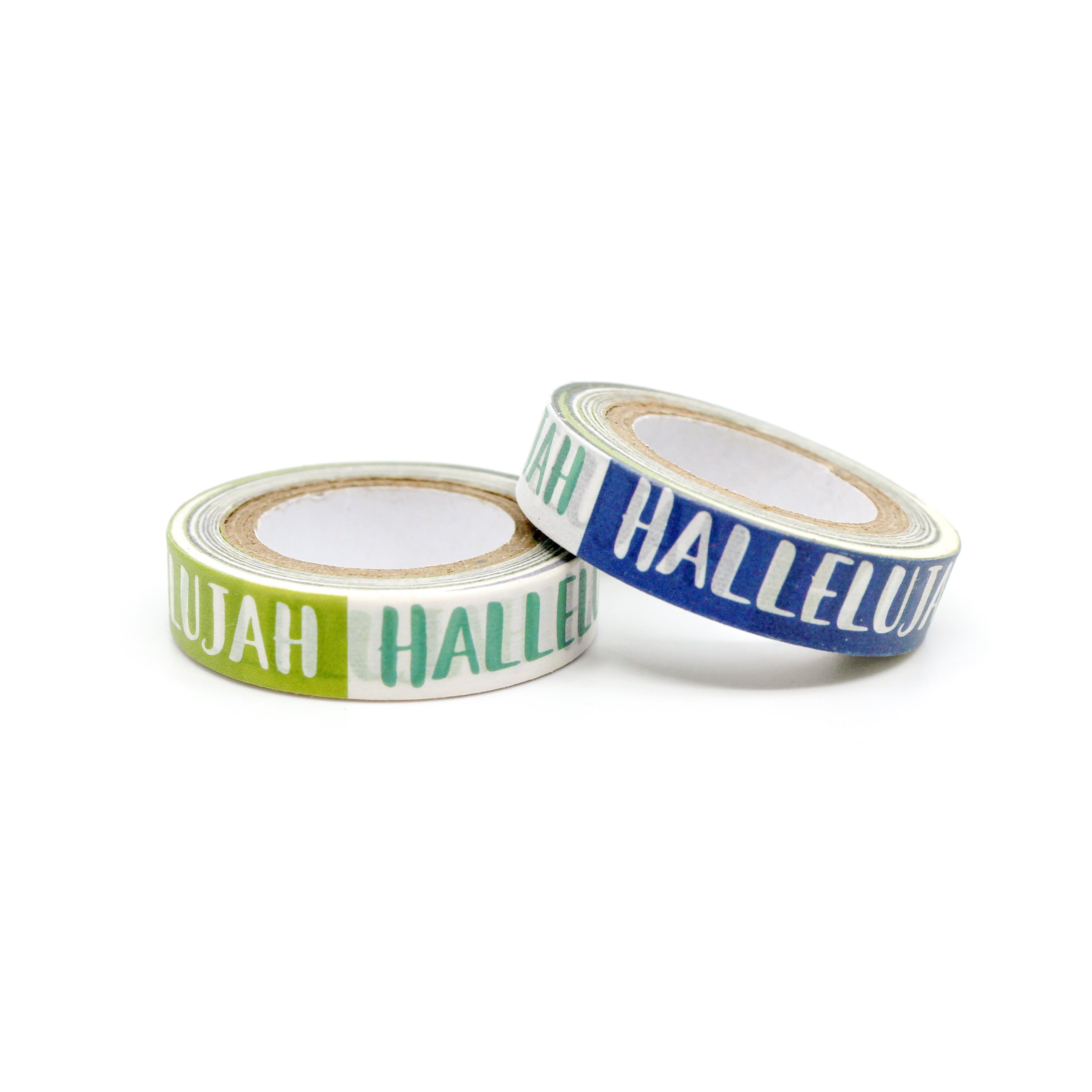 Enhance your Bible journaling experience with our faith-themed washi tape, ideal for adding meaningful and encouraging phrases to your pages, deepening your spiritual reflection. This tape is sold at BBB Supplies Craft Shop.