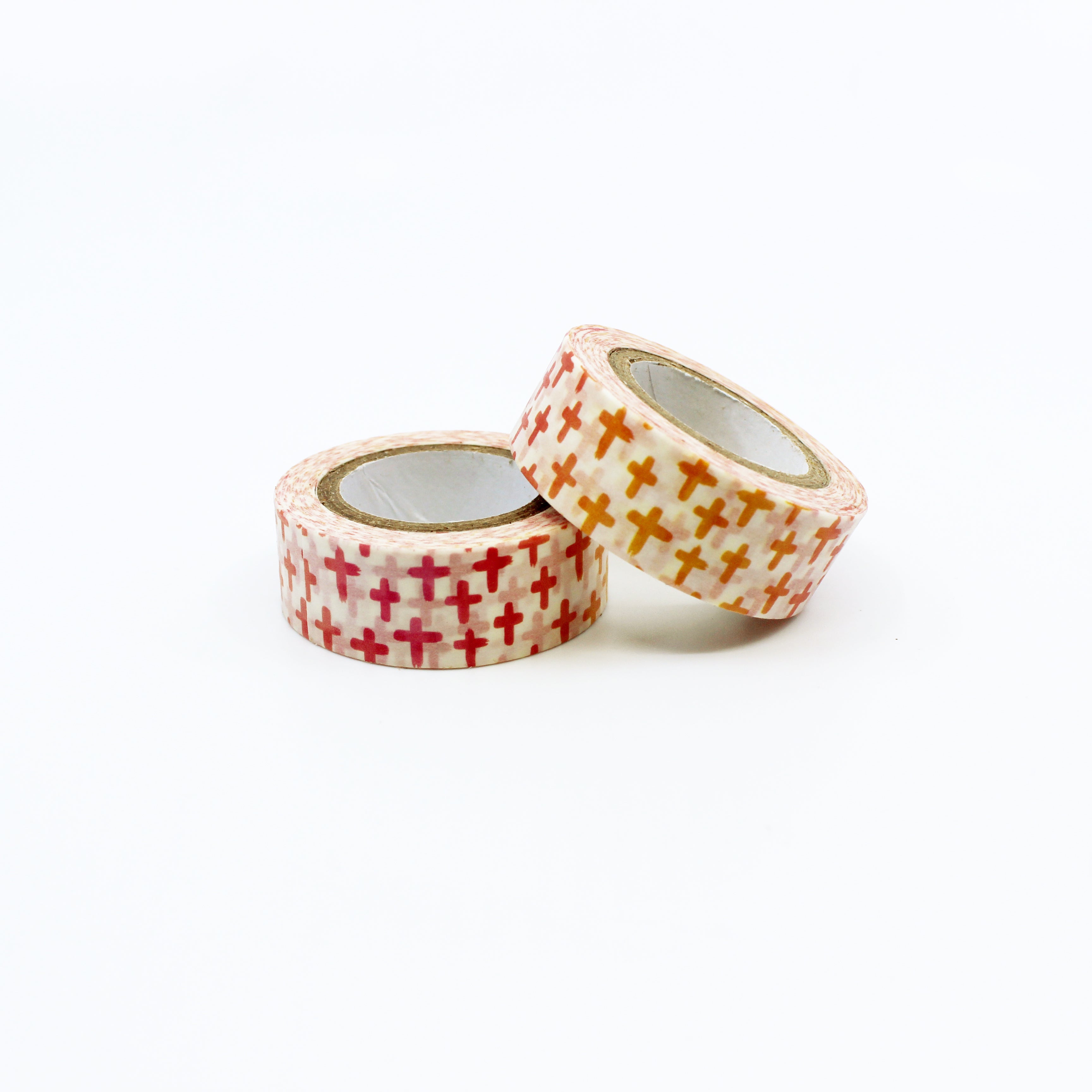 Celebrate faith with our modern-themed washi tape adorned with stylish cross patterns, ideal for adding a fashionable and spiritual touch to your crafts, embodying the essence of modern spirituality. This tape is sold at BBB Supplies Craft Shop.