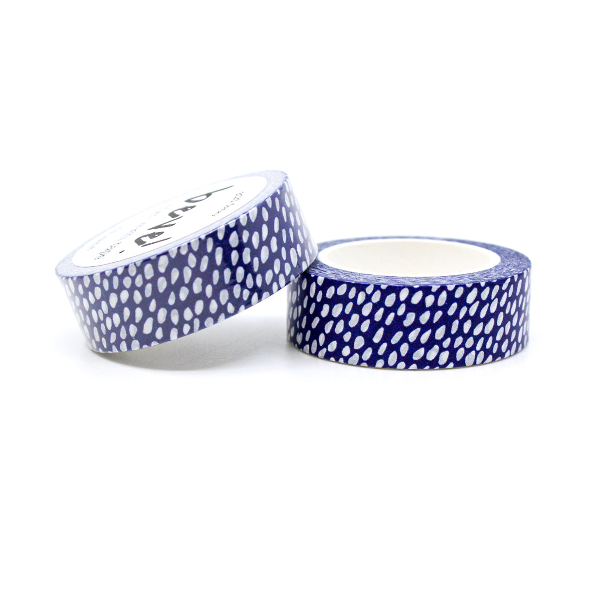 Enhance your projects with our Blue Organic Dots Pattern Washi Tape, adorned with charming and abstract dot designs. Ideal for adding a touch of whimsy and creativity to your crafts. This tape is from Beve! and Sold at BBB Supplies Craft Shop.