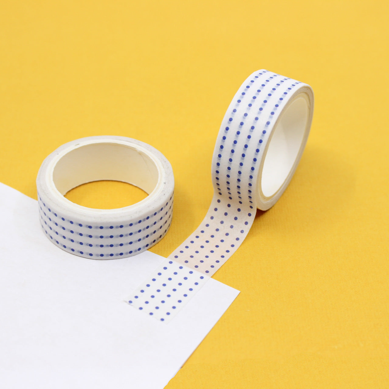 Enhance your journaling experience with this versatile washi tape featuring a dotted grid pattern. Perfect for creating bullet journals, planners, or adding a stylish touch to any paper project. These washi are sold at BBB Supplies Craft Shop.