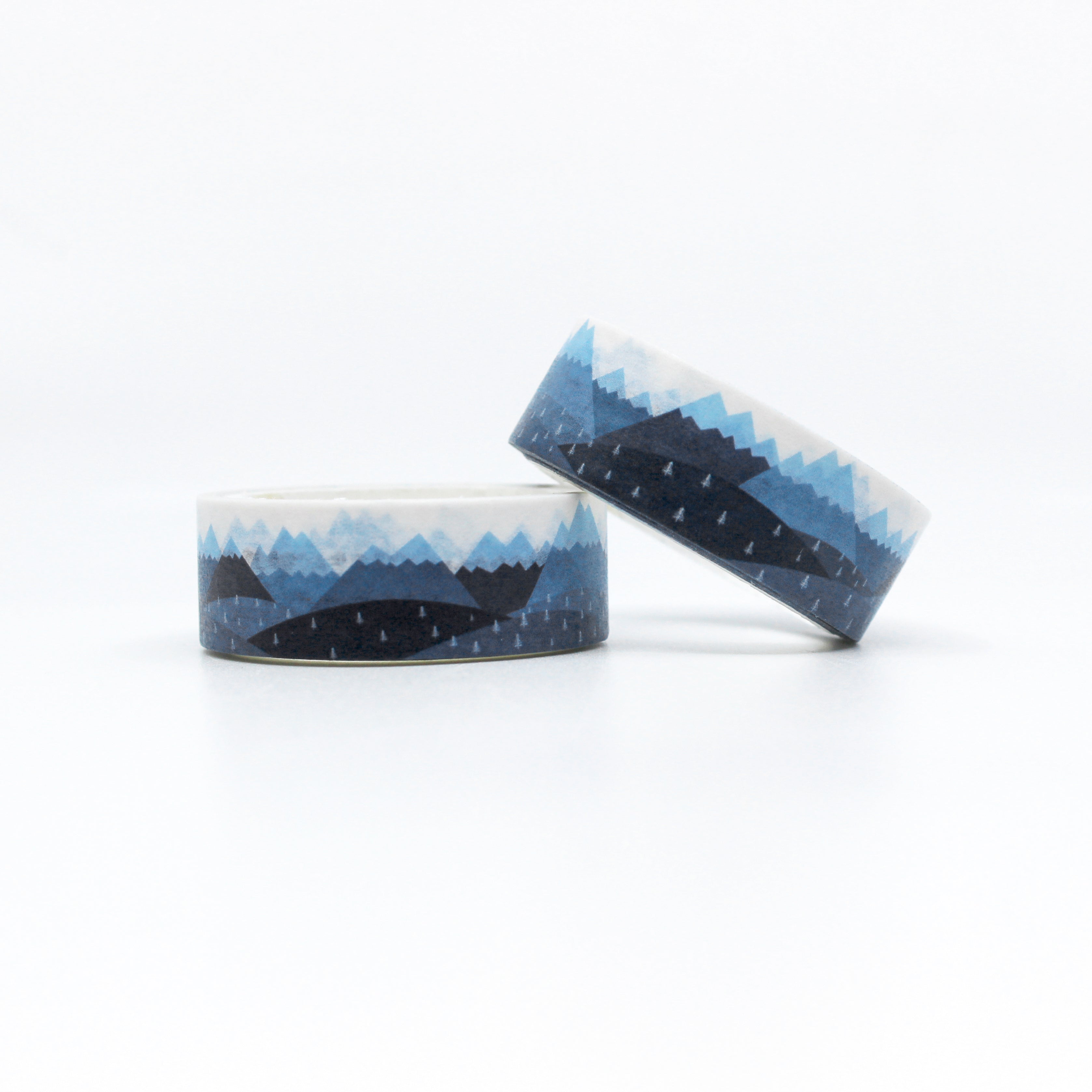 Elevate your crafts with our captivating blue snowy mountain washi tape, showcasing a peaceful landscape of snow-capped mountains against a serene blue backdrop. This tape is sold at BBB Supplies Craft Shop.