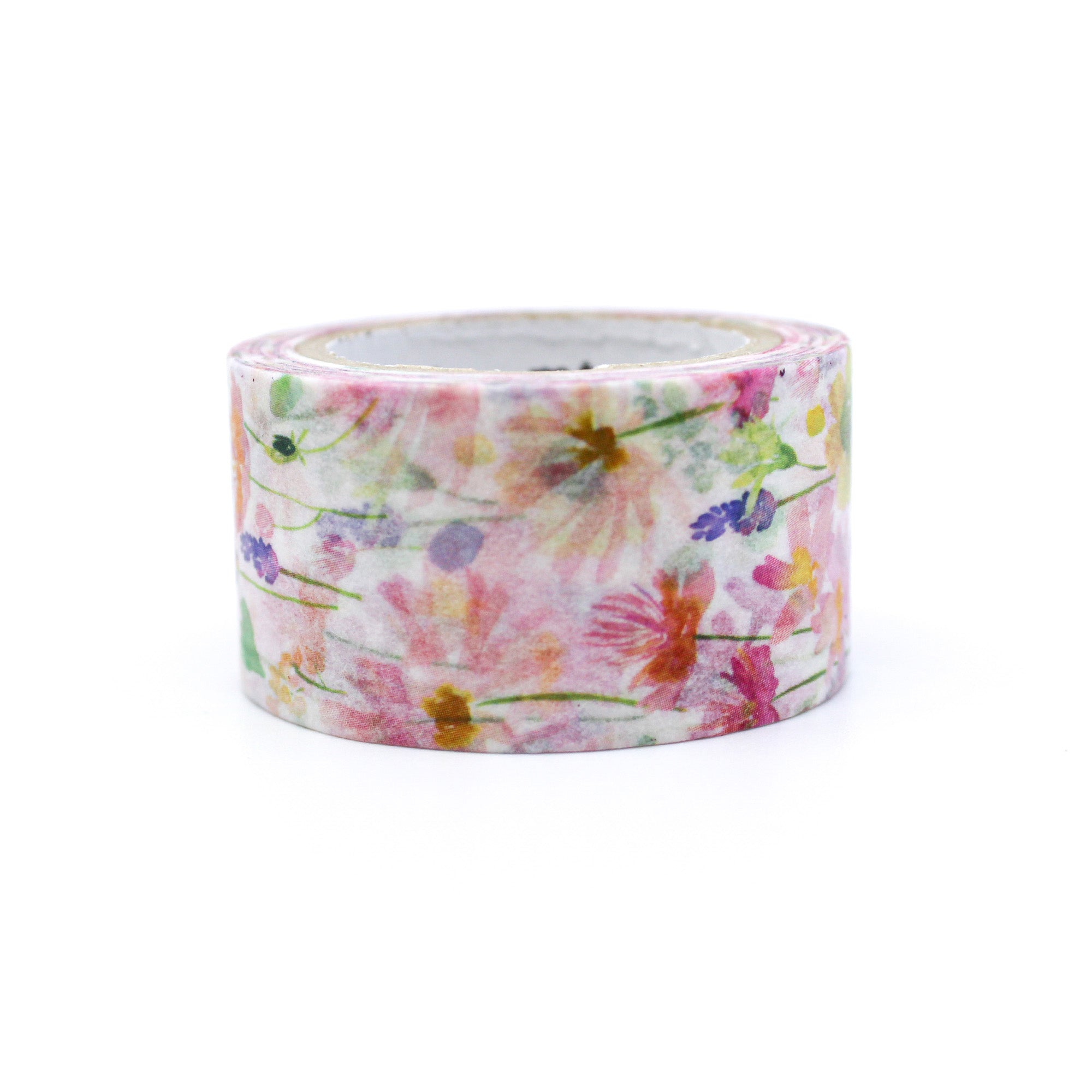 Infuse your projects with the beauty of watercolor art using our washi tape, adorned with a painterly design of floral motifs that captures the free-flowing and vibrant nature of watercolors, adding a touch of elegance to your crafts. This tape is a collaboration with MT and Bluebellgrey. It is sold at BBB Supplies Craft Shop.