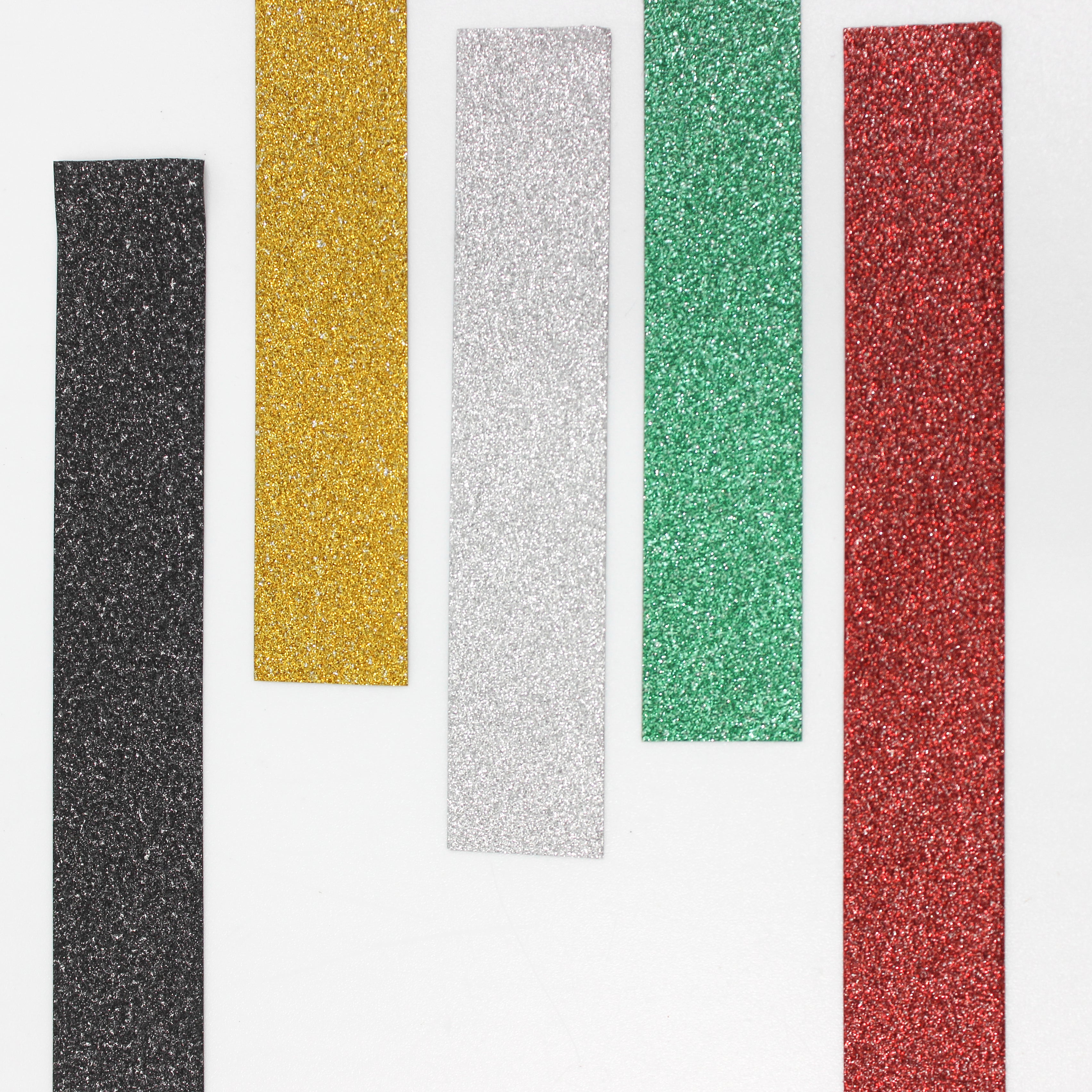 Add sparkle and shine to your winter crafts with these glitter tapes. Perfect for adding a festive touch to cards, scrapbooks, or gift wrapping. These glitter tapes are sold in green, black, silver, Gold, and Dark Red. You can buy them at BBB Supplies Craft Shop.