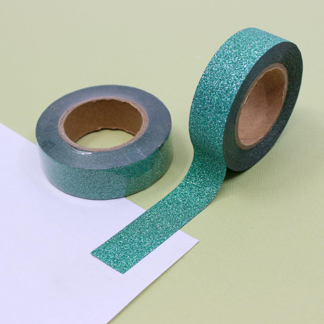 Add sparkle and shine to your winter crafts with these glitter tapes. Perfect for adding a festive touch to cards, scrapbooks, or gift wrapping. These glitter tapes are sold in green, black, silver, Gold, and Dark Red. You can buy them at BBB Supplies Craft Shop.