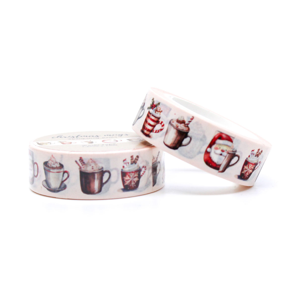 Festive Christmas washi tape for planners and crafts