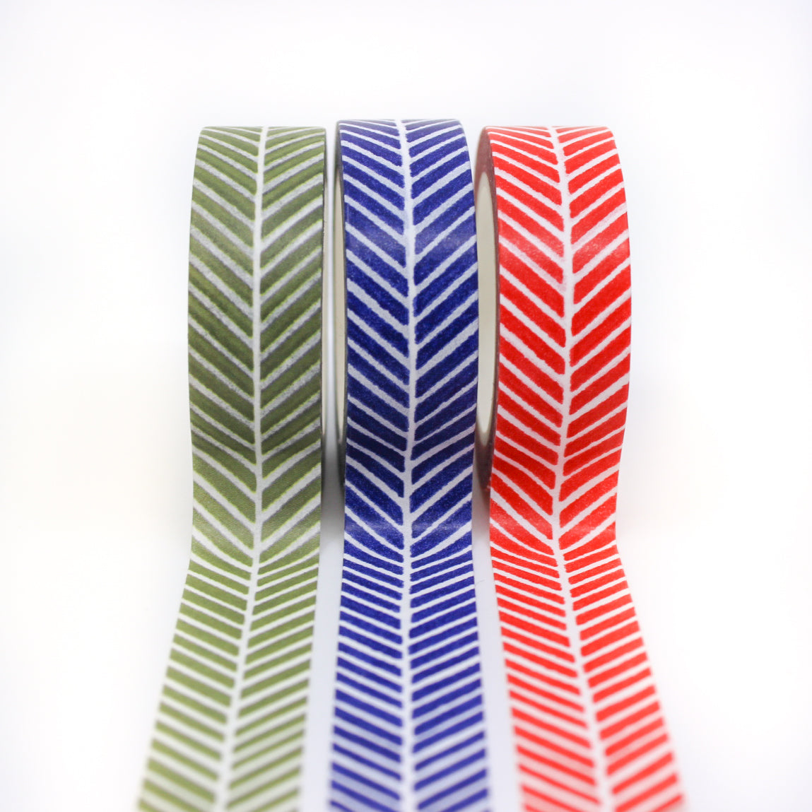 Elevate your projects with our Colorful Classic Herringbone Pattern Washi Tape, available in your choice of red, blue, or green. This tape adds a timeless and vibrant herringbone design to your creations. this tape is from Beve and sold at BBB Supplies Craft Shop.