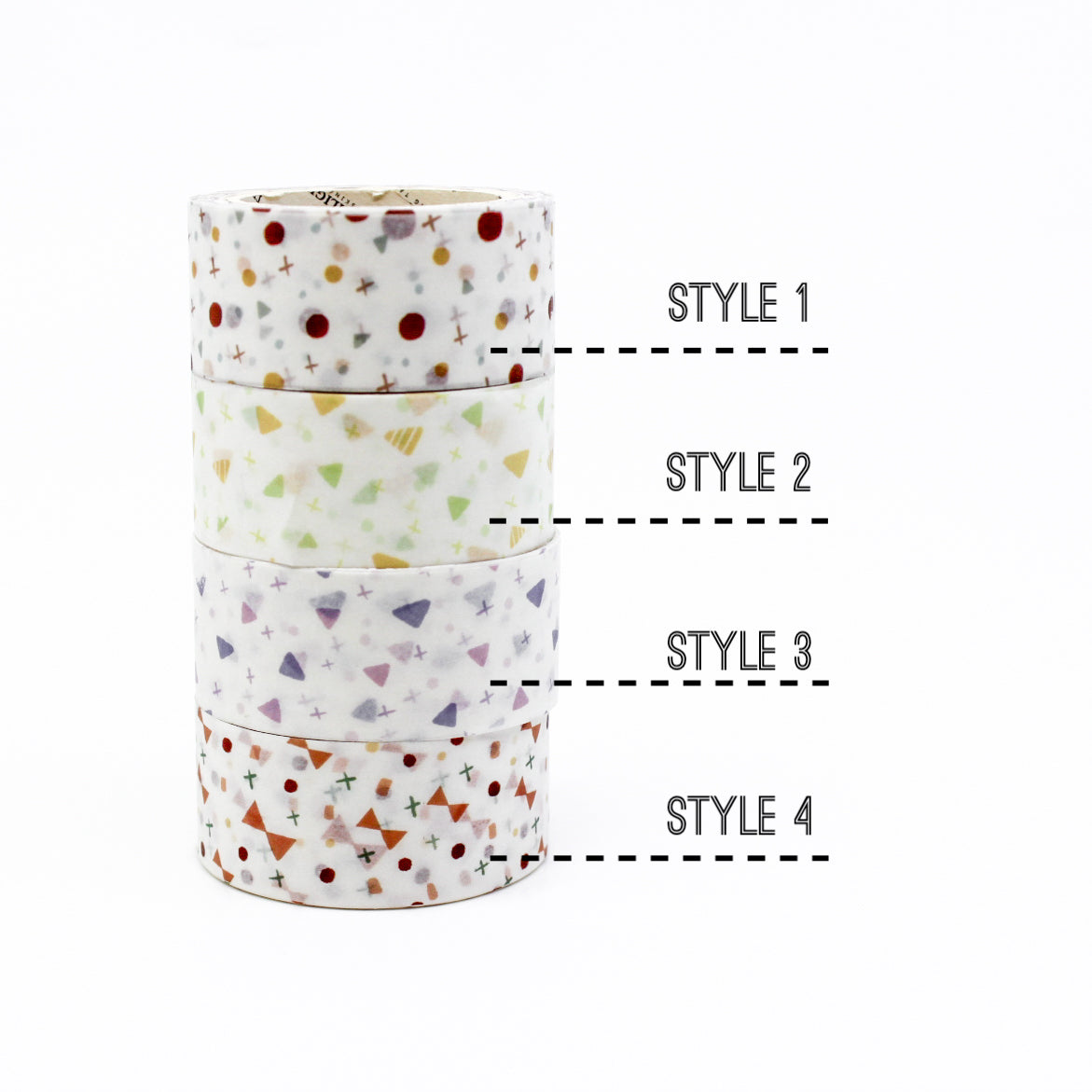 Elevate your crafts with our Colorful Confetti Shapes Washi Tape, featuring a festive array of confetti shapes in vibrant colors. Ideal for adding a fun and celebratory touch to your projects. These tapes are sold at BBB Supplies Craft Shop.