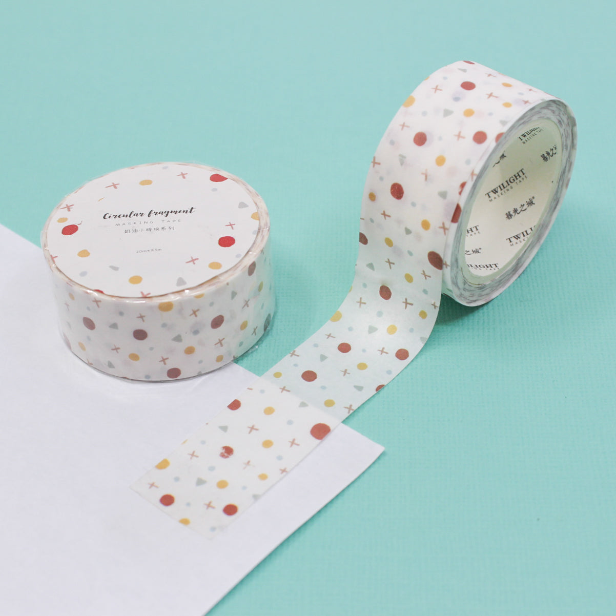 Elevate your crafts with our Colorful Confetti Shapes Washi Tape, featuring a festive array of confetti shapes in vibrant colors. Ideal for adding a fun and celebratory touch to your projects. These tapes are sold at BBB Supplies Craft Shop.