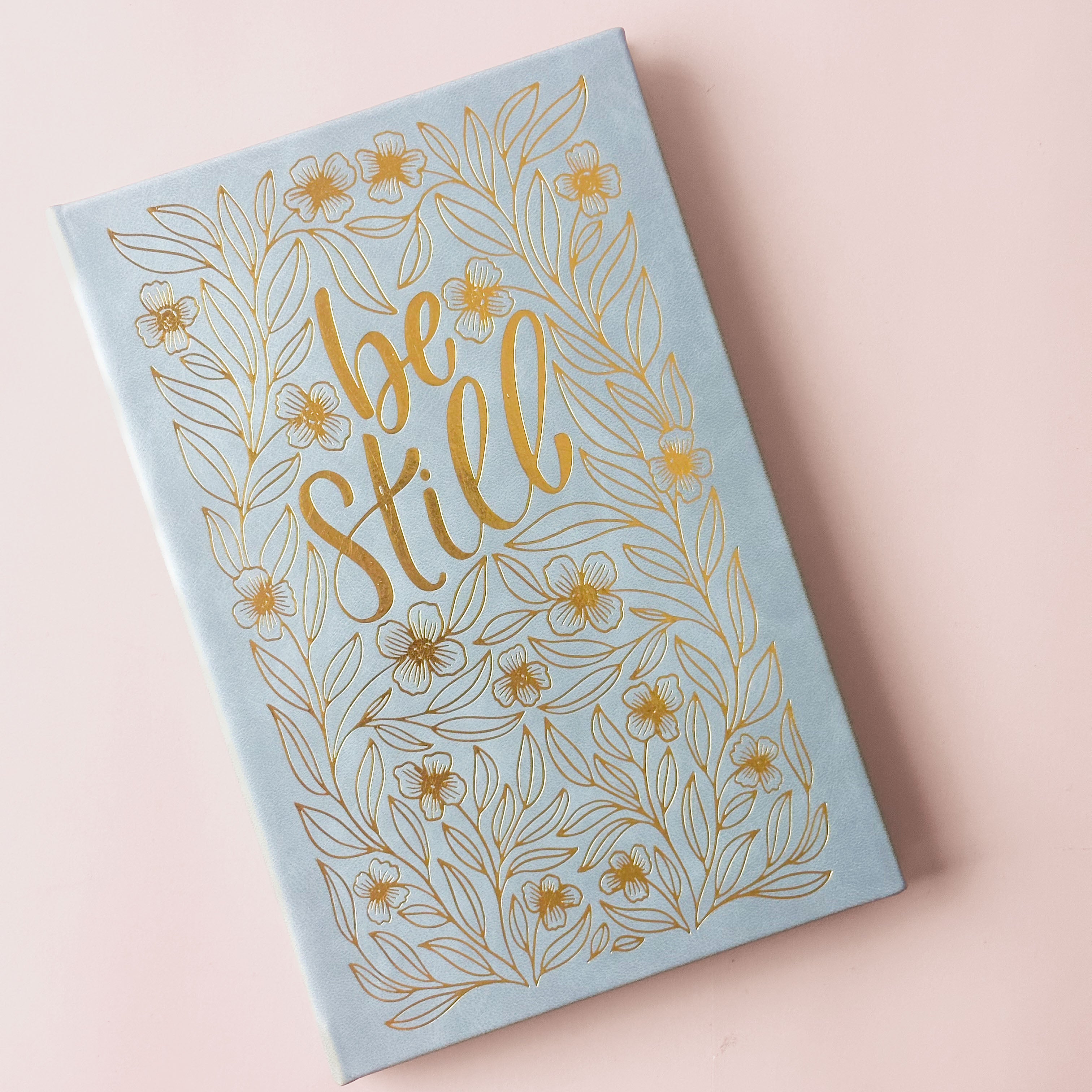A guided Bible journal designed to help users find stillness and reflection in their scripture study. This journal is from The Daily Grace Co. and sold at BBB Supplies Craft Shop.