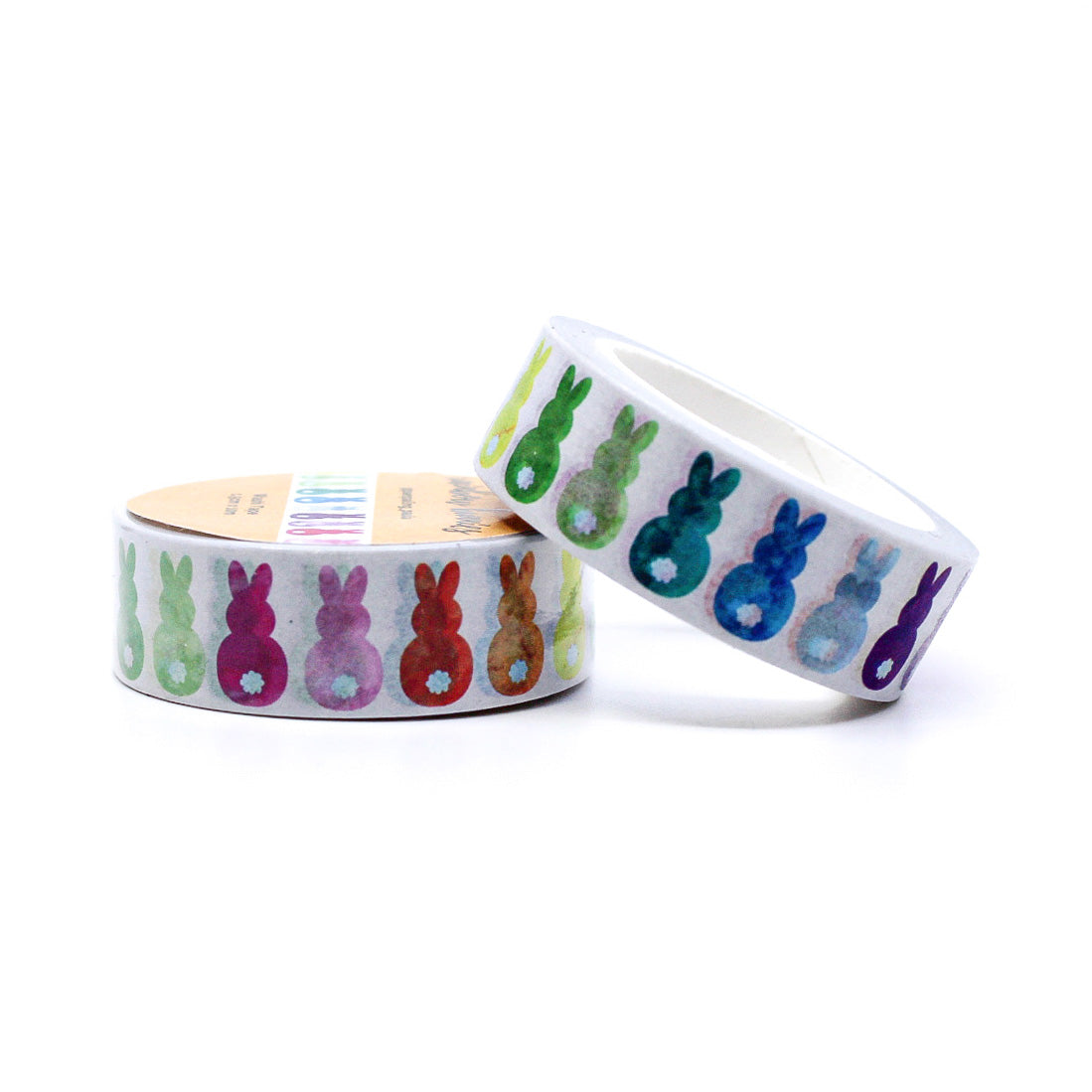 Easter Bunny Bottoms Washi Tape: Playful and charming tape featuring cute bunny bottoms, perfect for Easter crafts and decorations. This tape is designed by Penpaling paula and sold at BBB Supplies Craft Shop.