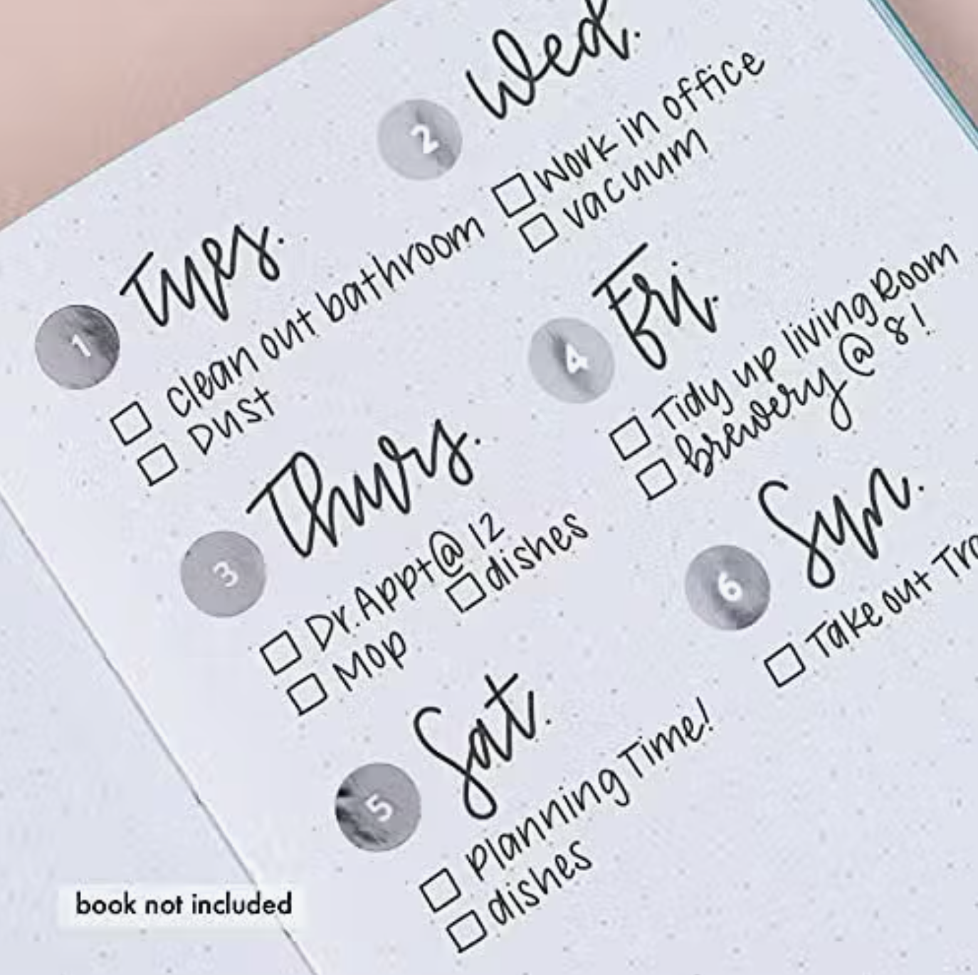 Keep track of your dates with our Date Dots Planner Sticker Pack. This pack includes a variety of circular stickers with date numbers, ideal for adding a functional and decorative element to your planner spreads. This tape is sold at BBB Supplies Craft Shop.