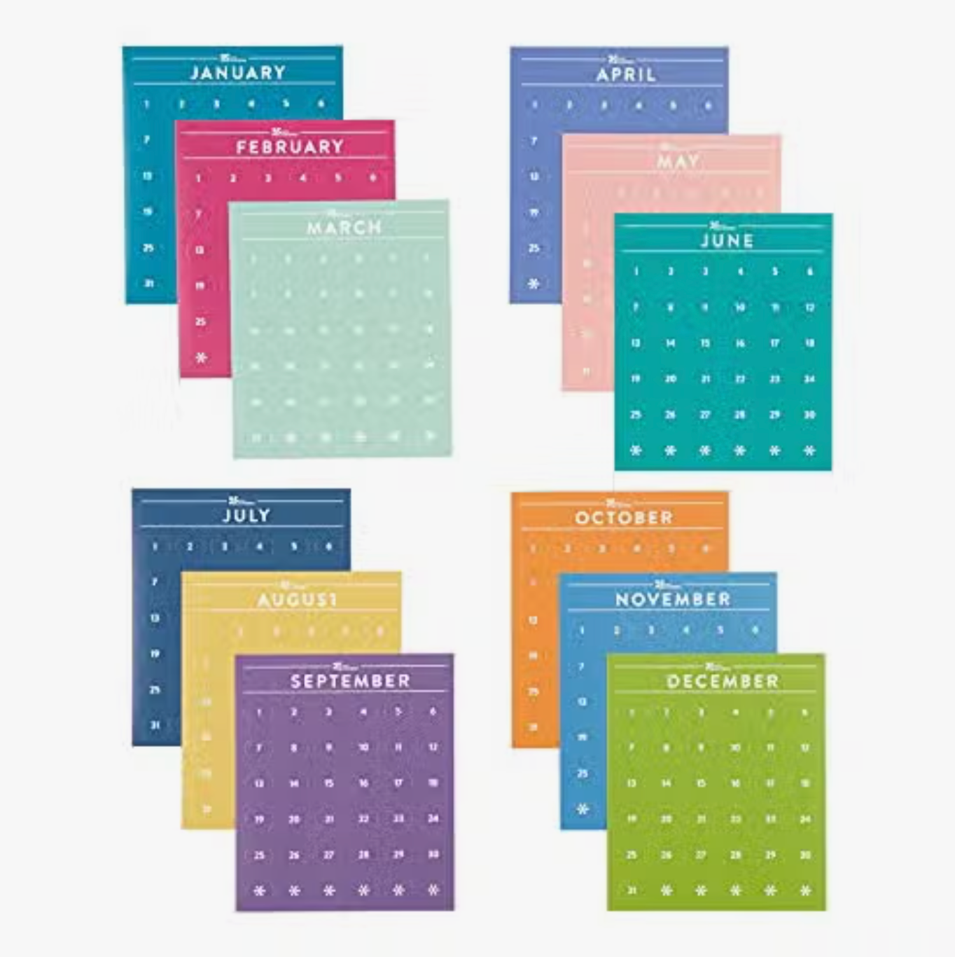 Keep track of your dates with our Date Dots Planner Sticker Pack. This pack includes a variety of circular stickers with date numbers, ideal for adding a functional and decorative element to your planner spreads. These stickers from Erin Condren are sold at BBB Supplies Craft Shop.