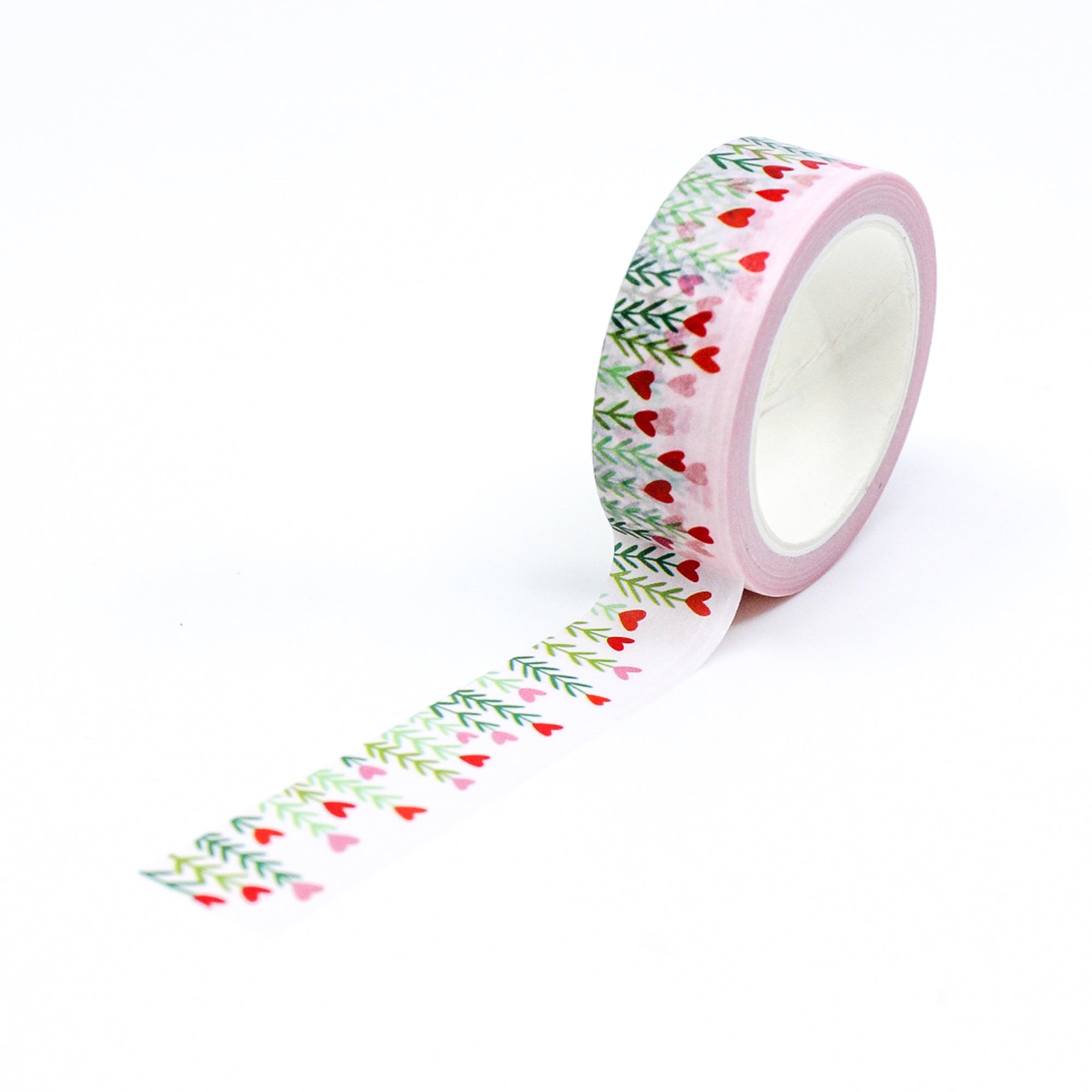 Infuse your crafts with love using our Field of Hearts Washi Tape, adorned with a delightful pattern of hearts. Perfect for adding a romantic and affectionate touch to your projects. This tape from Girl of All Work is sold at BBB Supplies Craft Shop.