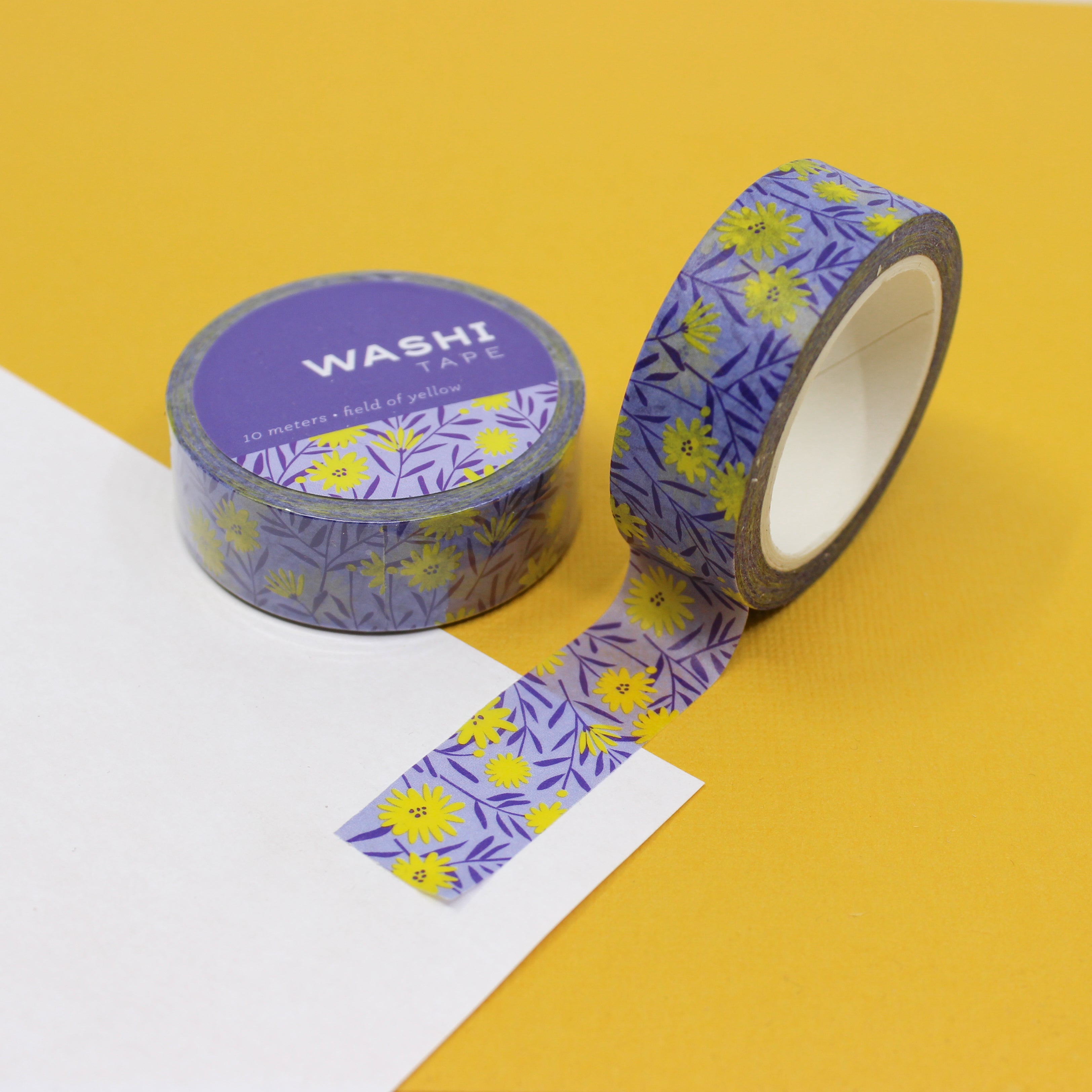 Infuse your creations with the elegance of evening blooms using our floral washi tape, adorned with charming flowers that evoke the tranquility and charm of an evening garden. This floral washi tape is designed by Girl of All Work and sold at BBB Supplies Craft Shop.