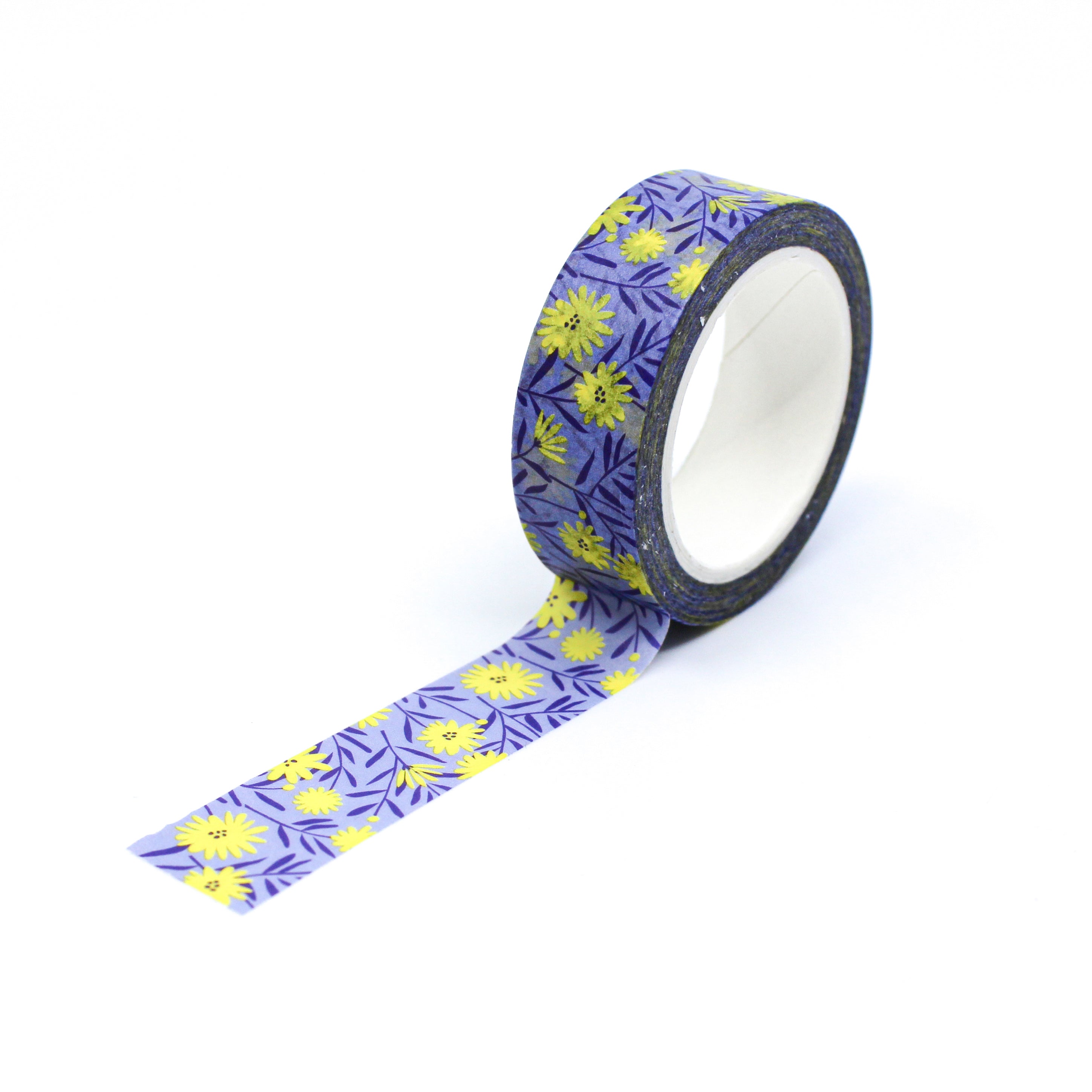 Infuse your creations with the elegance of evening blooms using our floral washi tape, adorned with charming flowers that evoke the tranquility and charm of an evening garden. This floral washi tape is designed by Girl of All Work and sold at BBB Supplies Craft Shop.
