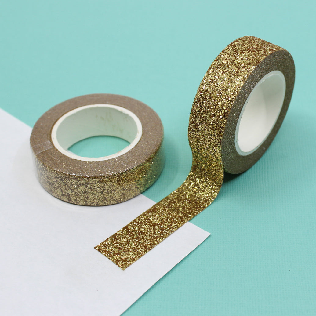 Embrace the warmth of autumn with our glittering washi tape in autumn colors, featuring a blend of rich hues and sparkling glitter, perfect for adding a touch of seasonal magic to your crafts. These Glitter Tapes are sold at BBB Supplies Craft Shop.