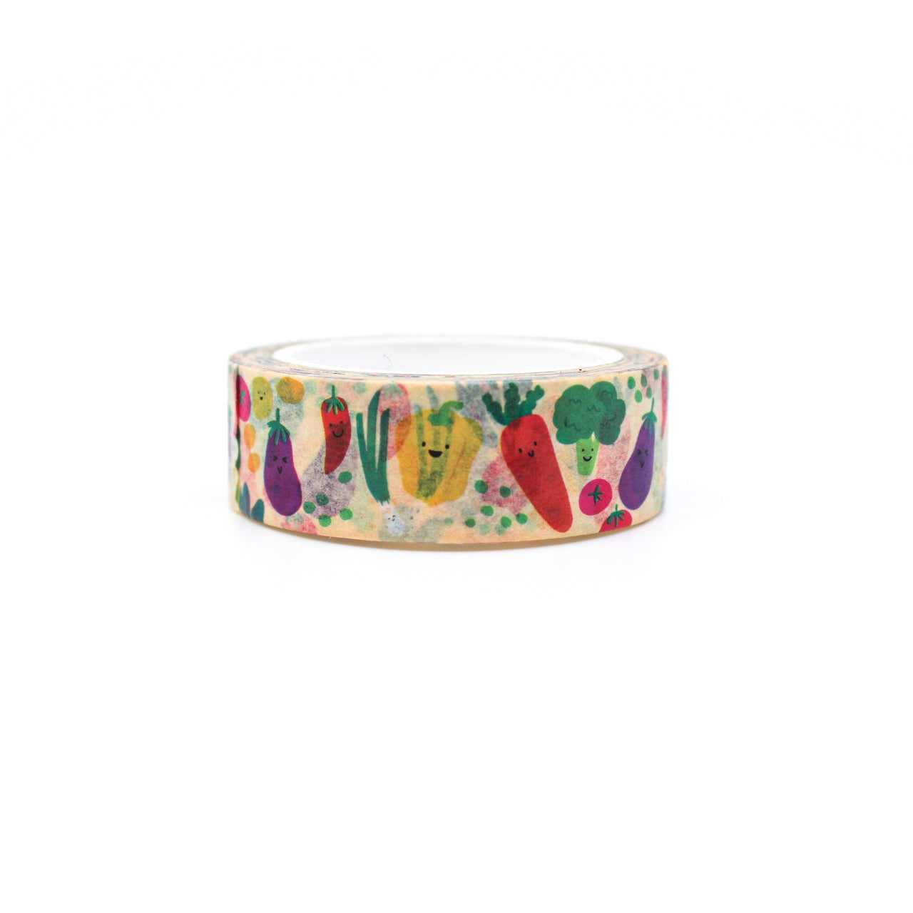 Add a fresh touch to your crafts with our Healthy Vegetables Washi Tape, adorned with colorful and wholesome vegetable illustrations. Ideal for adding a vibrant and nutritious flair to your projects. This tape is designed by Girl of All Work and sold at BBB Supplies Craft Shop.