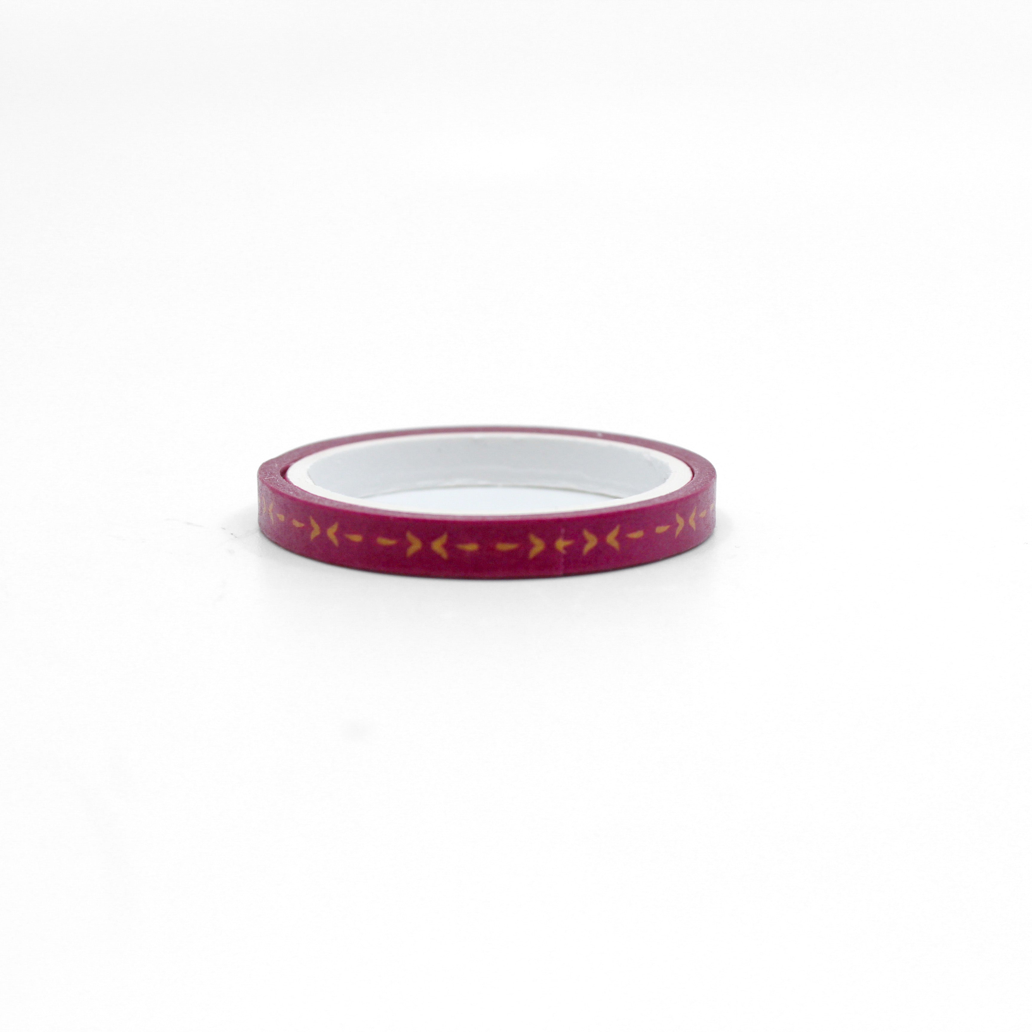 Enhance your crafts with our Pink Arrow Pattern Washi Tape, featuring a charming arrow design in a delightful shade of pink. Ideal for adding a playful and stylish touch to your projects. This tape is sold at BBB Supplies Craft Shop.