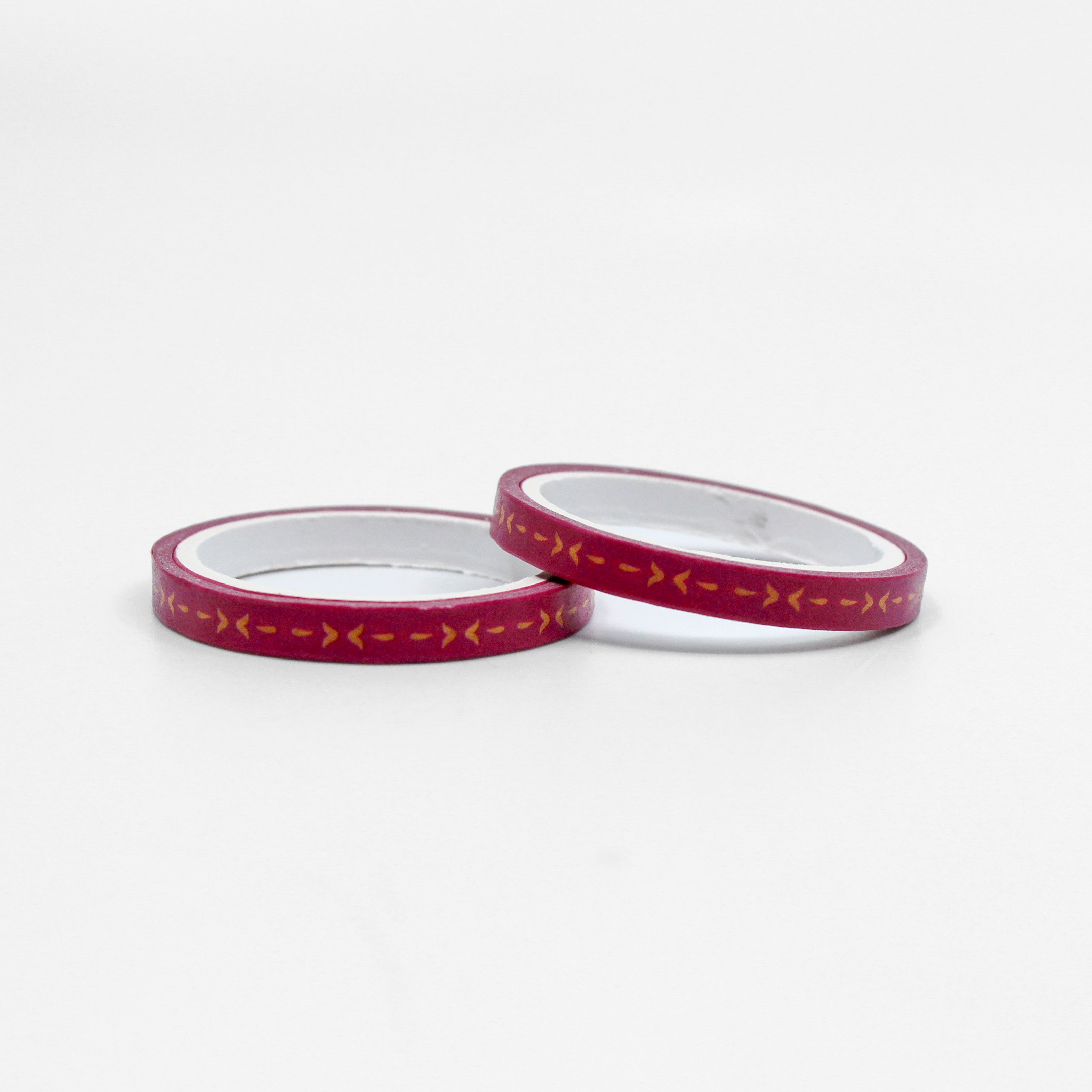 Enhance your crafts with our Pink Arrow Pattern Washi Tape, featuring a charming arrow design in a delightful shade of pink. Ideal for adding a playful and stylish touch to your projects. This tape is sold at BBB Supplies Craft Shop.