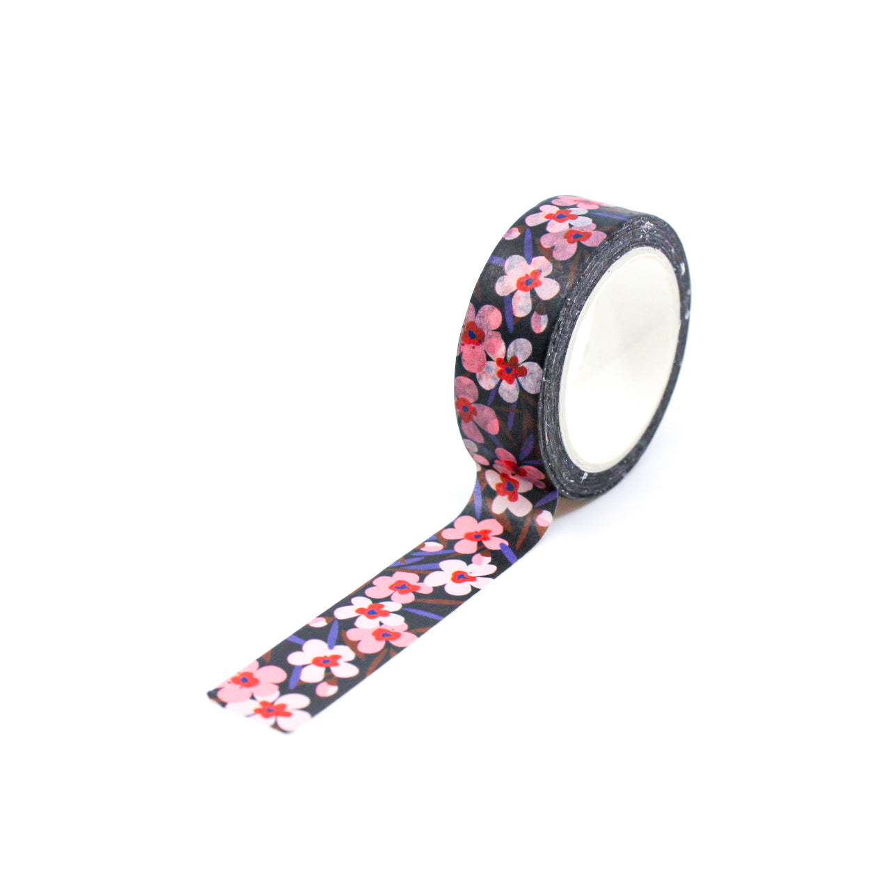 Infuse your creations with the elegance of evening blooms using our floral washi tape, adorned with charming flowers that evoke the tranquility and charm of an evening garden. This tape is designed by Girl of All Work and sold at BBB Supplies Craft Shop.