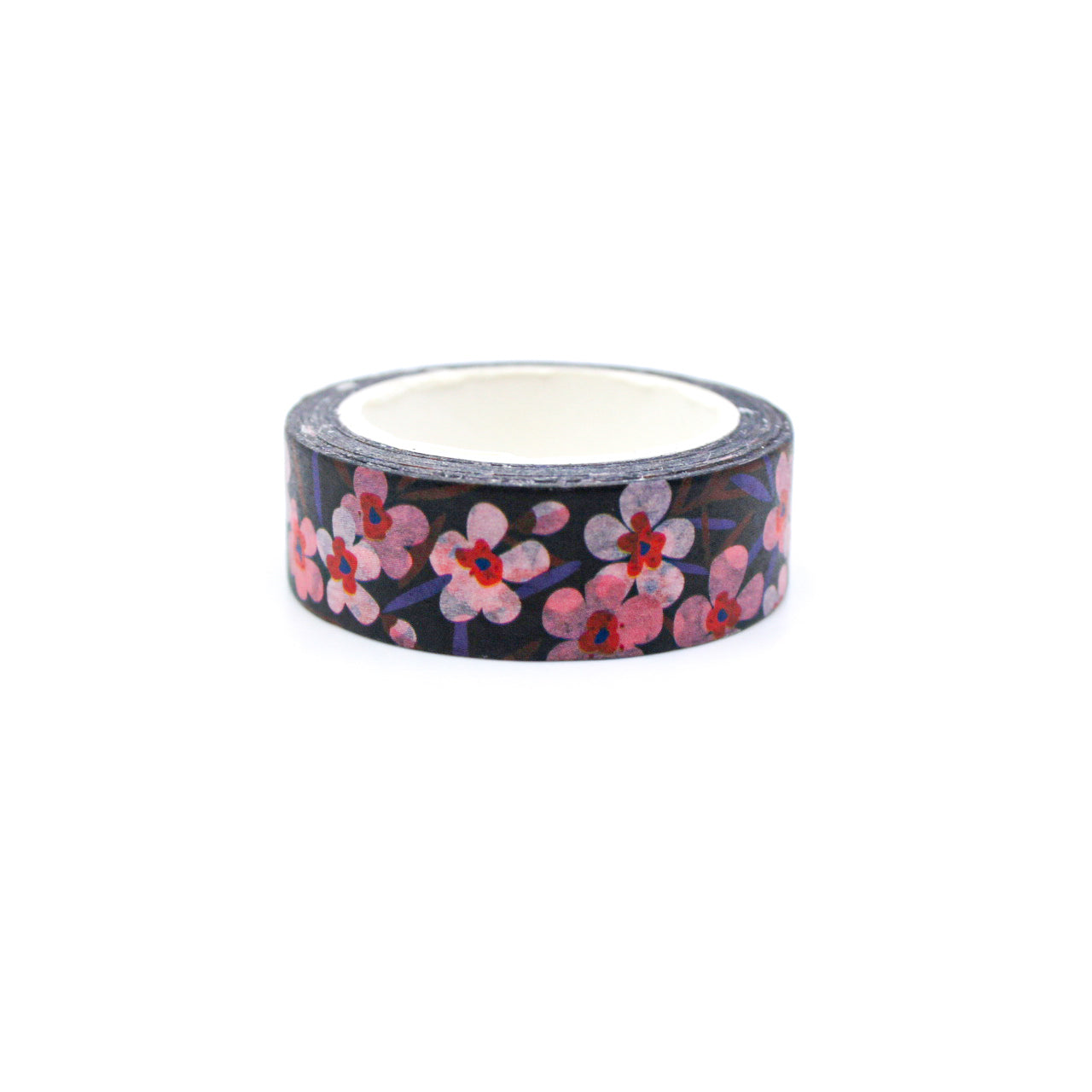 Infuse your creations with the elegance of evening blooms using our floral washi tape, adorned with charming flowers that evoke the tranquility and charm of an evening garden. This tape is designed by Girl of All Work and sold at BBB Supplies Craft Shop.