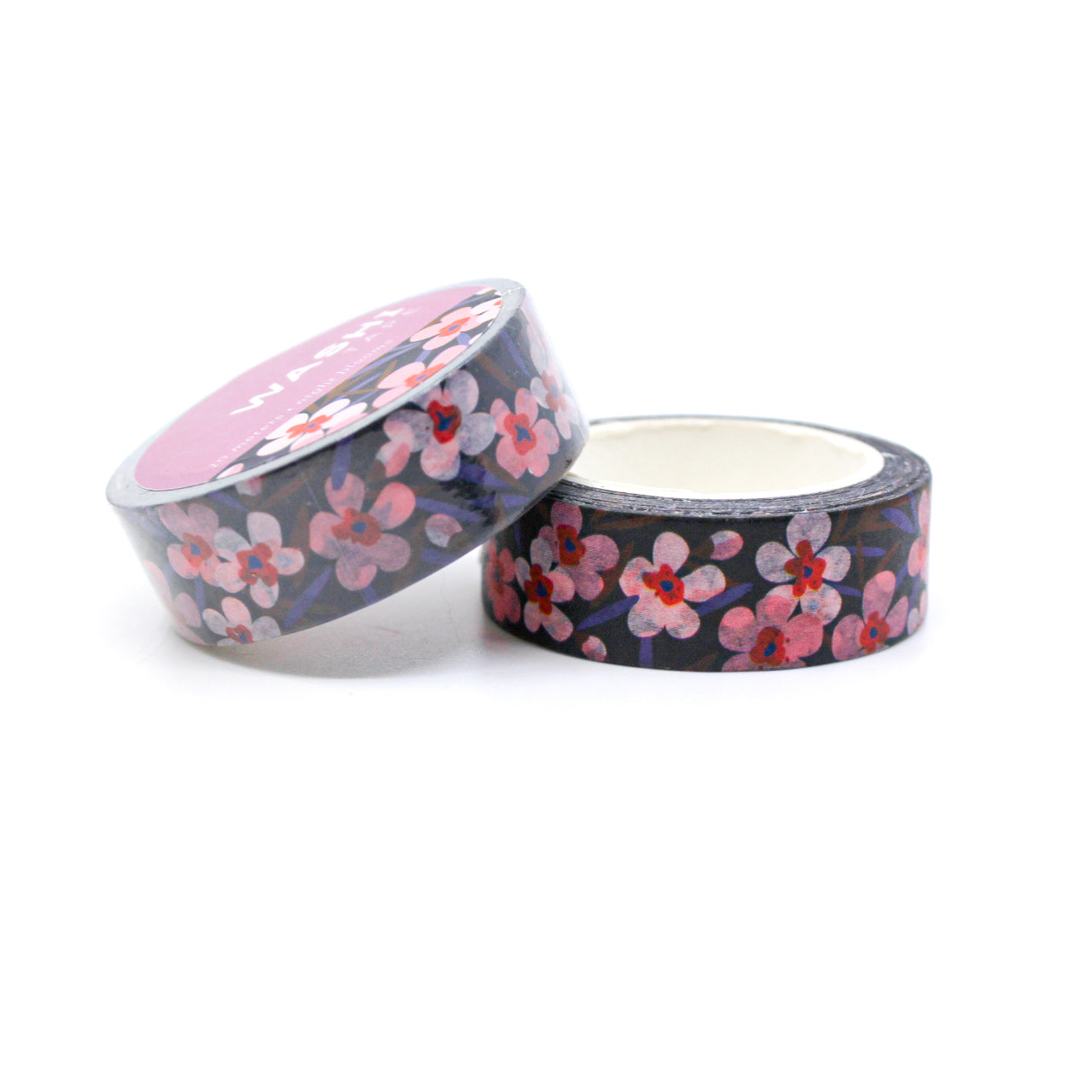 Infuse your creations with the elegance of evening blooms using our floral washi tape, adorned with charming flowers that evoke the tranquility and charm of an evening garden. This tape is designed by Girl of All Work and sold at BBB Supplies Craft Shop.