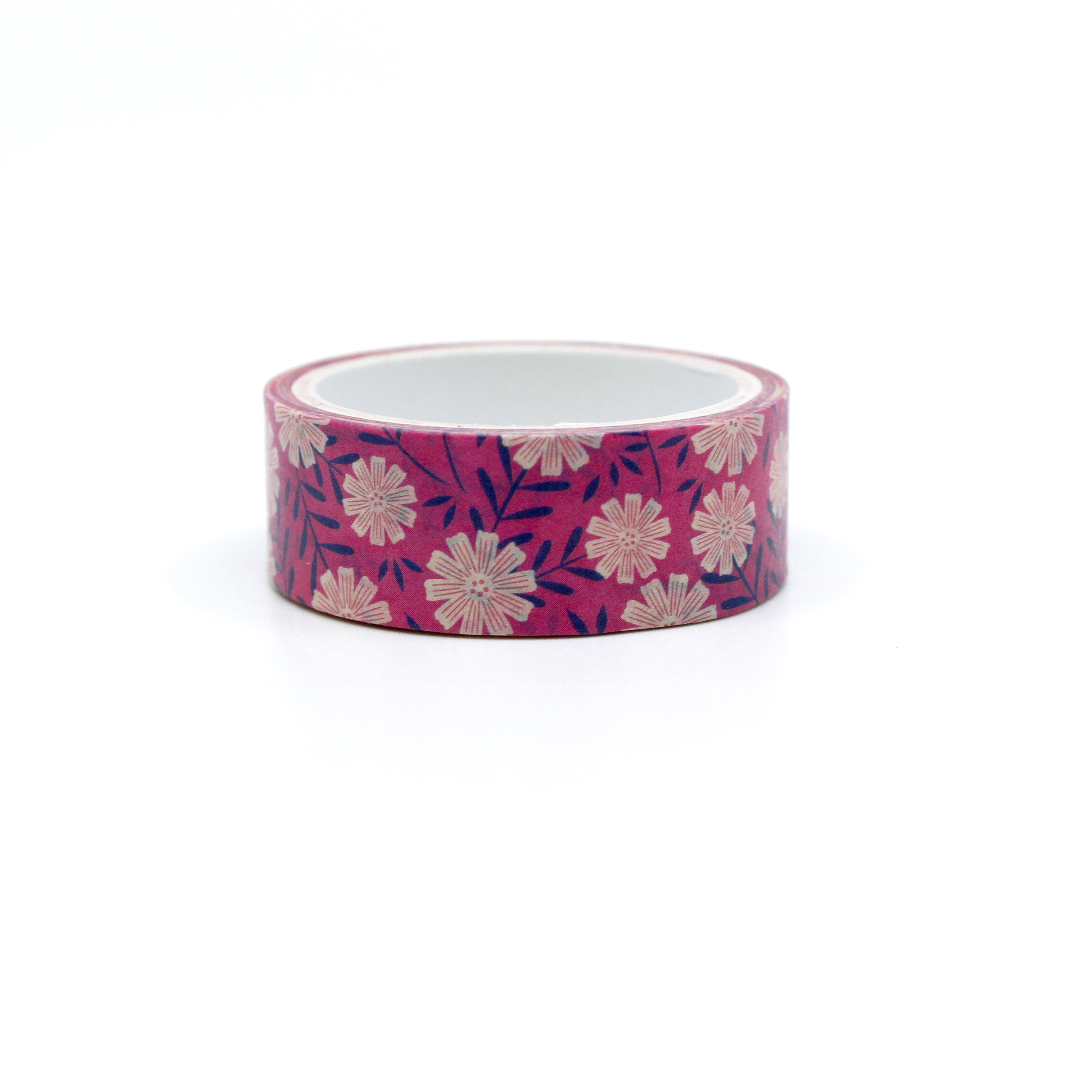 Elevate your crafts with our Pink Daisy Floral Washi Tape, featuring charming daisy motifs in a delightful shade of pink. Ideal for adding a touch of floral elegance to your projects. This tape is sold at BBB Supplies Craft Shop.