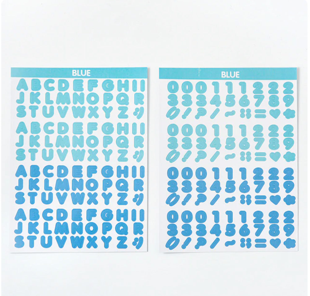 Enhance your crafts with our Colorful Alphabet Letters & Numbers Sticker Sheets, featuring a vibrant assortment of letters and numbers. Ideal for adding a personalized and playful touch to your projects. These stickers are sold at BBB Supplies Craft Shop.