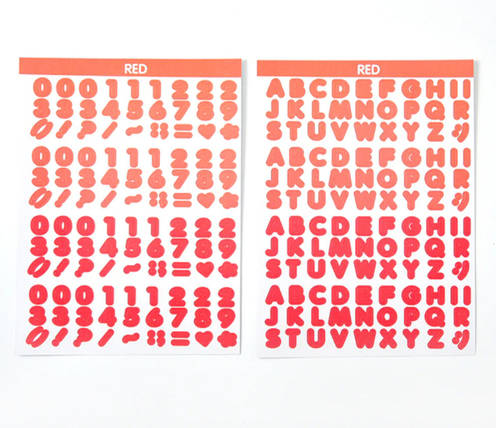Enhance your crafts with our Colorful Alphabet Letters & Numbers Sticker Sheets, featuring a vibrant assortment of letters and numbers. Ideal for adding a personalized and playful touch to your projects. These stickers are sold at BBB Supplies Craft Shop.