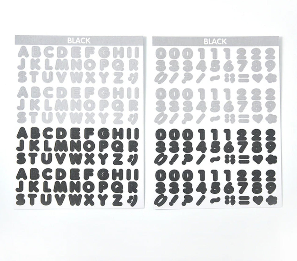 Enhance your crafts with our Colorful Alphabet Letters & Numbers Sticker Sheets, featuring a vibrant assortment of letters and numbers. Ideal for adding a personalized and playful touch to your projects. These stickers are sold at BBB Supplies Craft Shop.