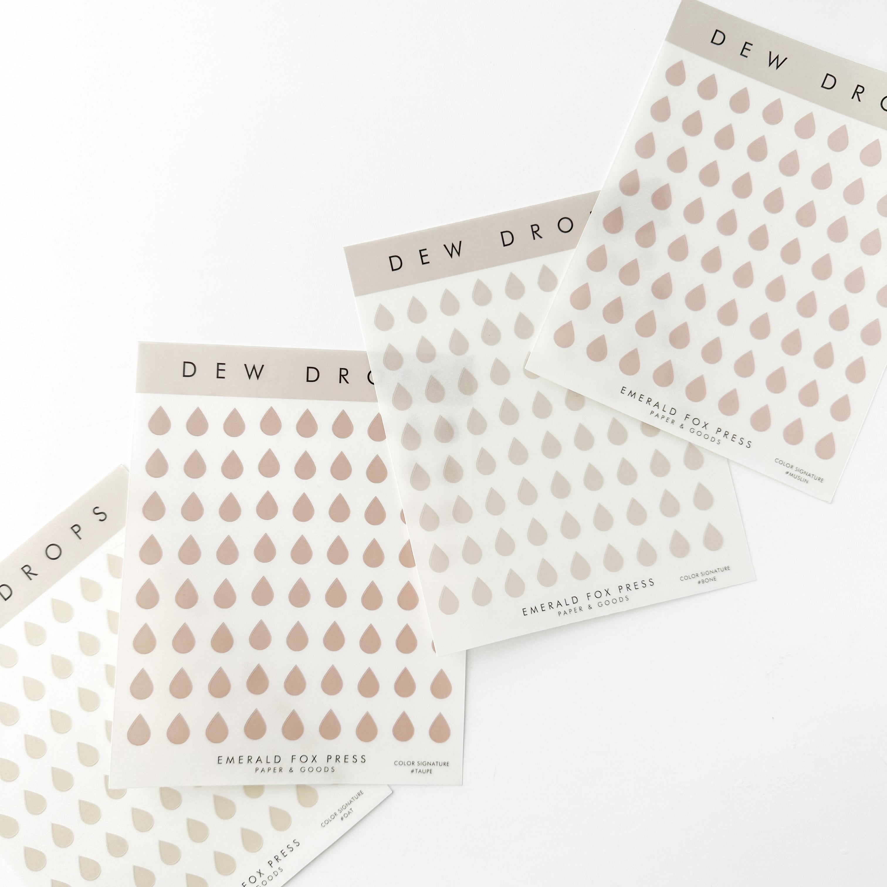 Planner Stickers - Halos, Water Drops, and Highlight boxes