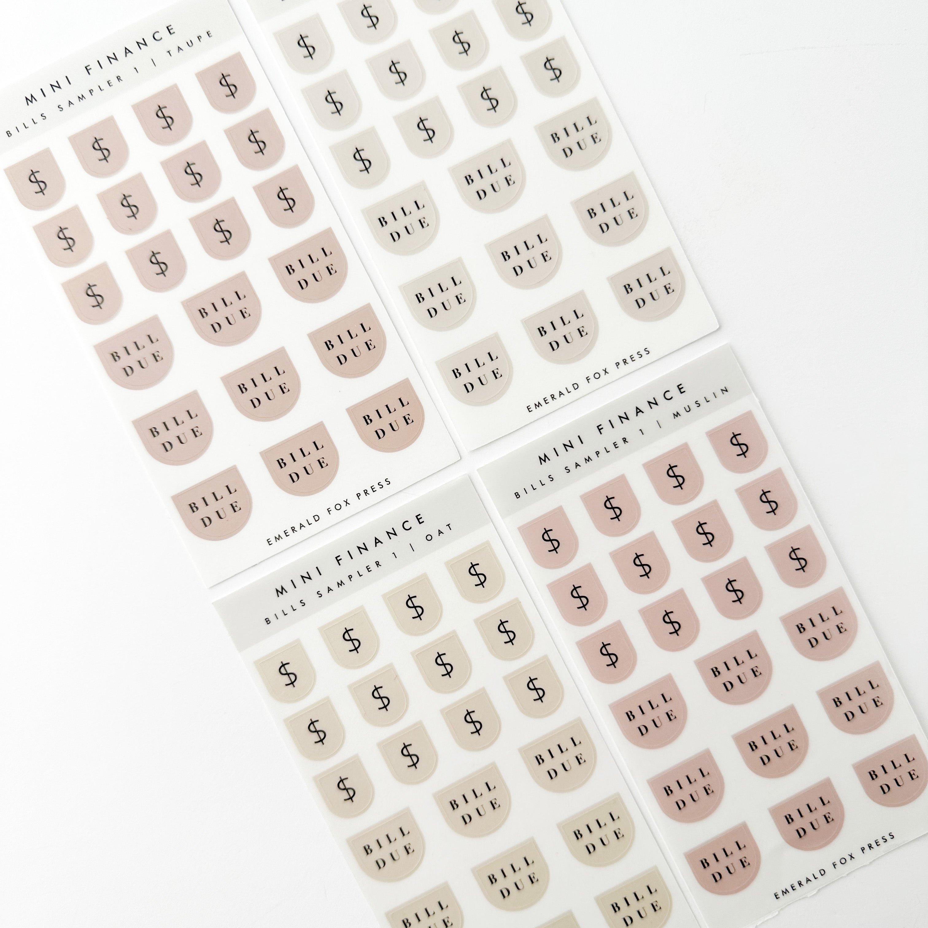 Daily Words, Self Care, Calendar, Financial Calendar Stickers