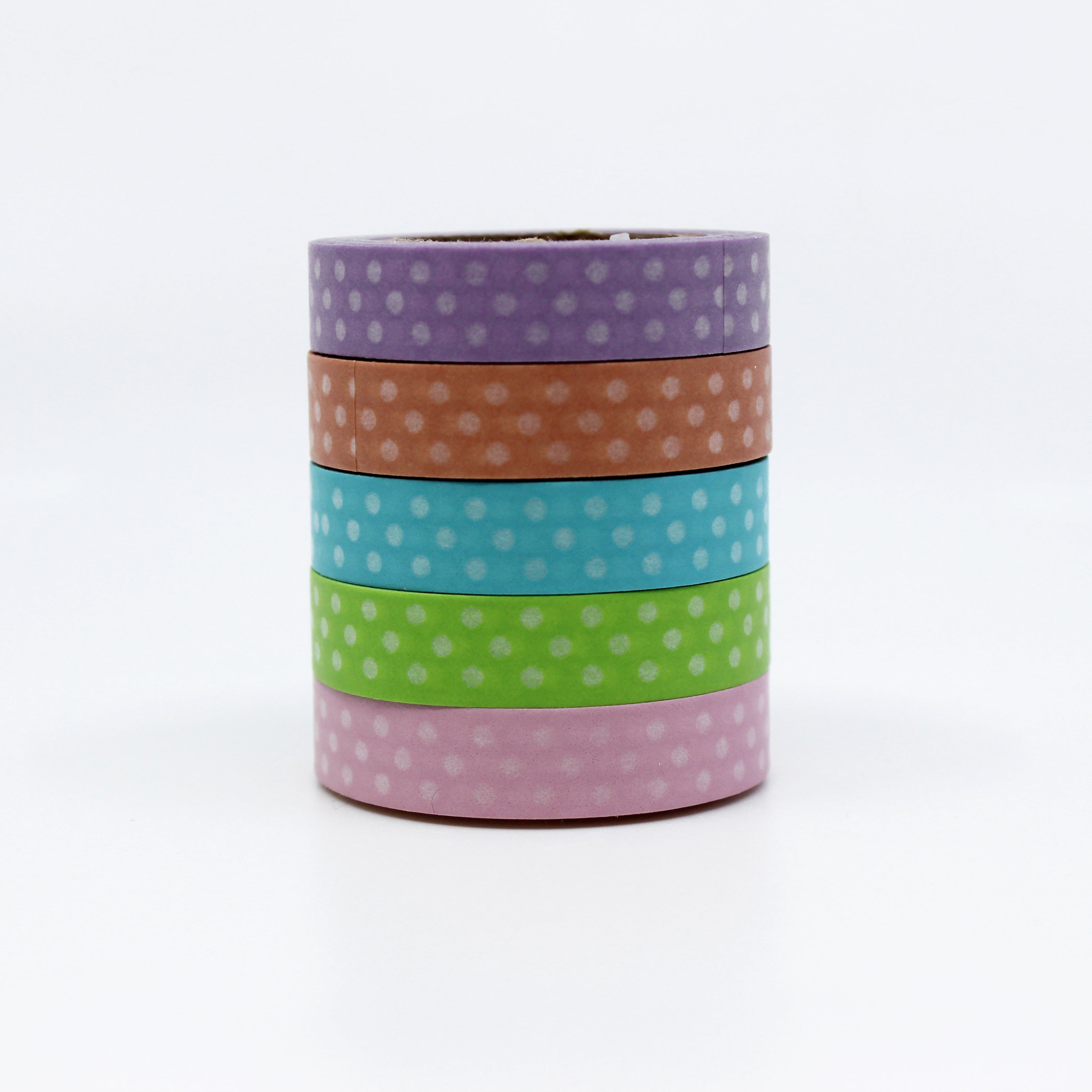 Soft pastel decorative tape set for scrapbooking and journaling